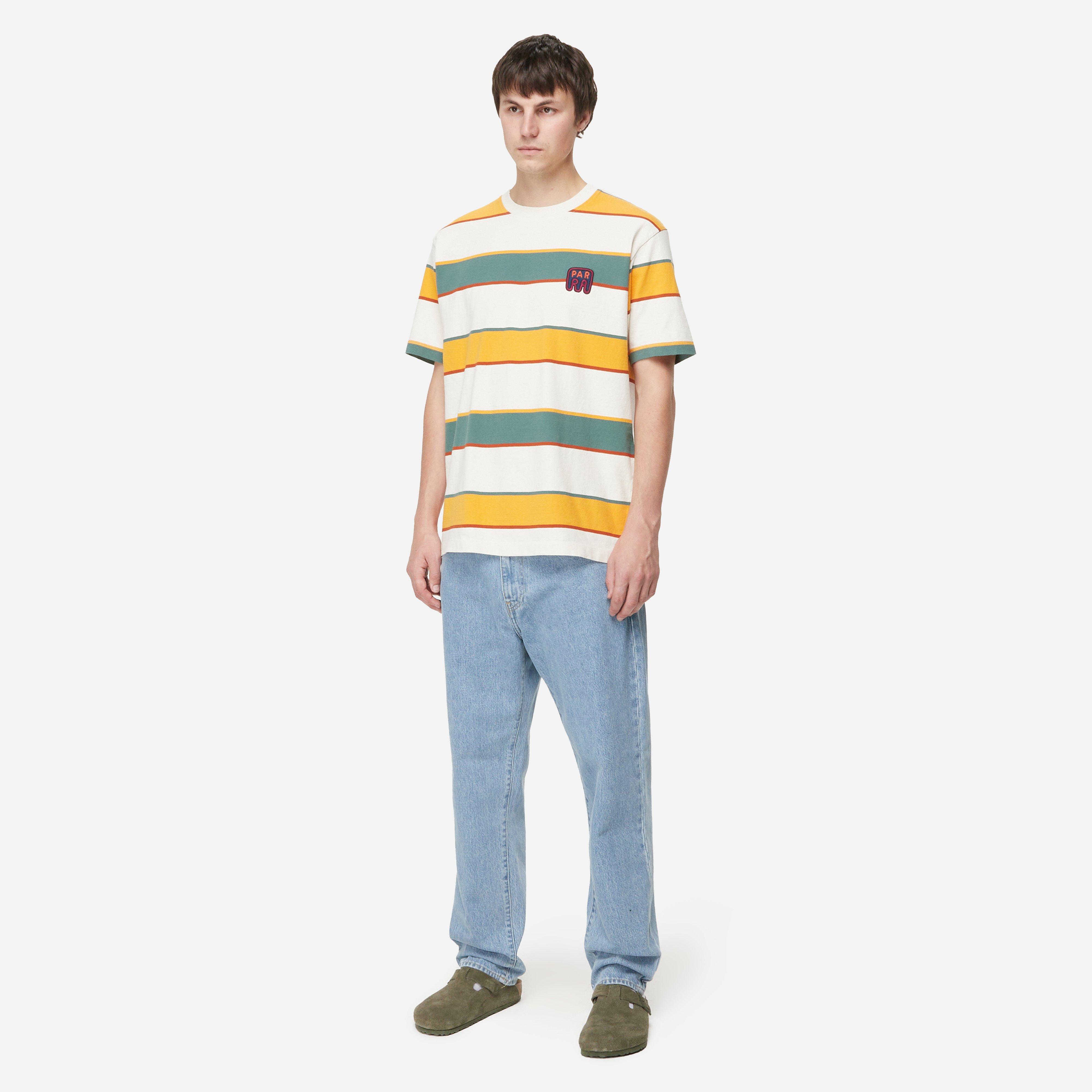 by Parra Fast Food Stripe T-Shirt