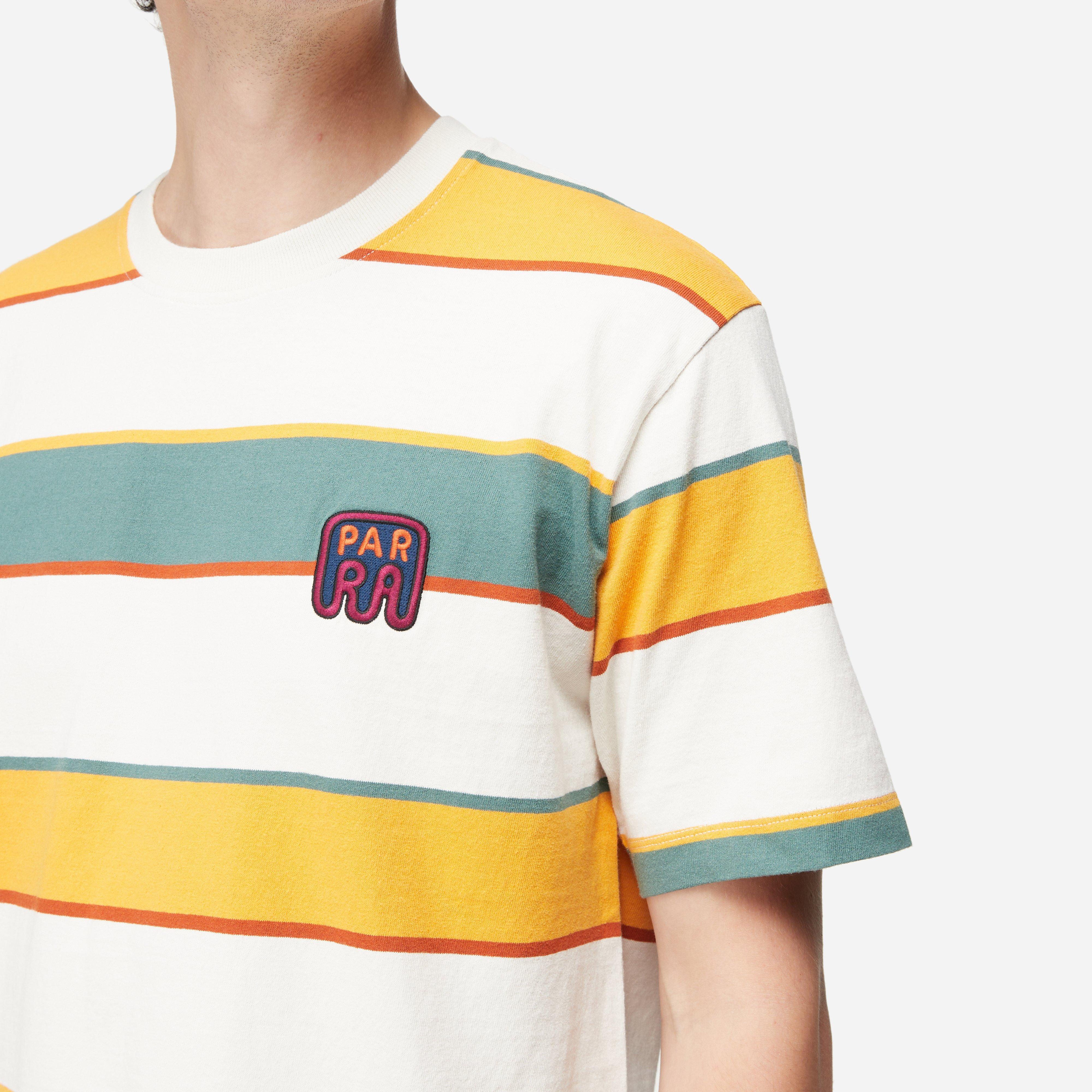 by Parra Fast Food Stripe T-Shirt
