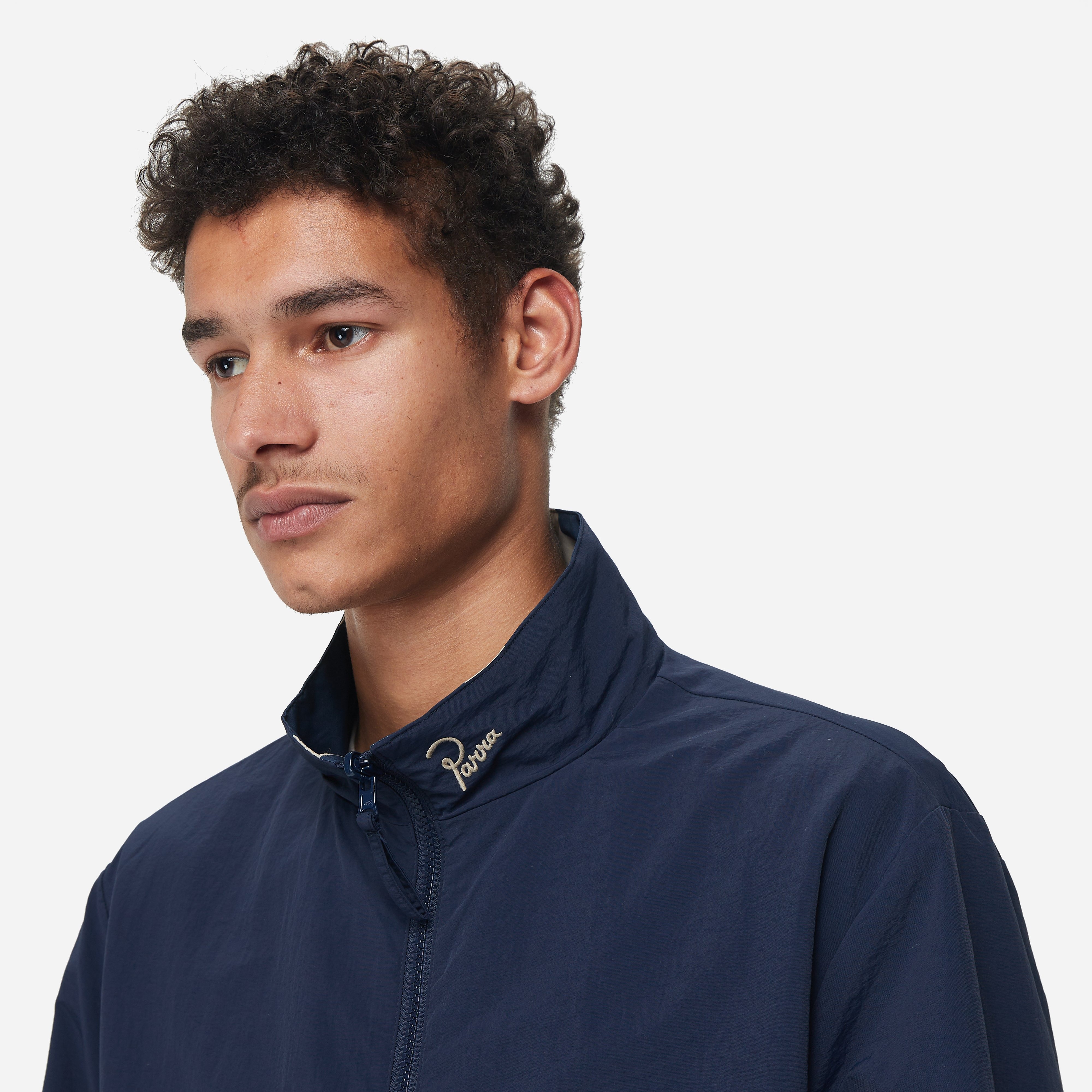 NAVY by Parra Zoom Winds Reversible Track Jacket | HIP