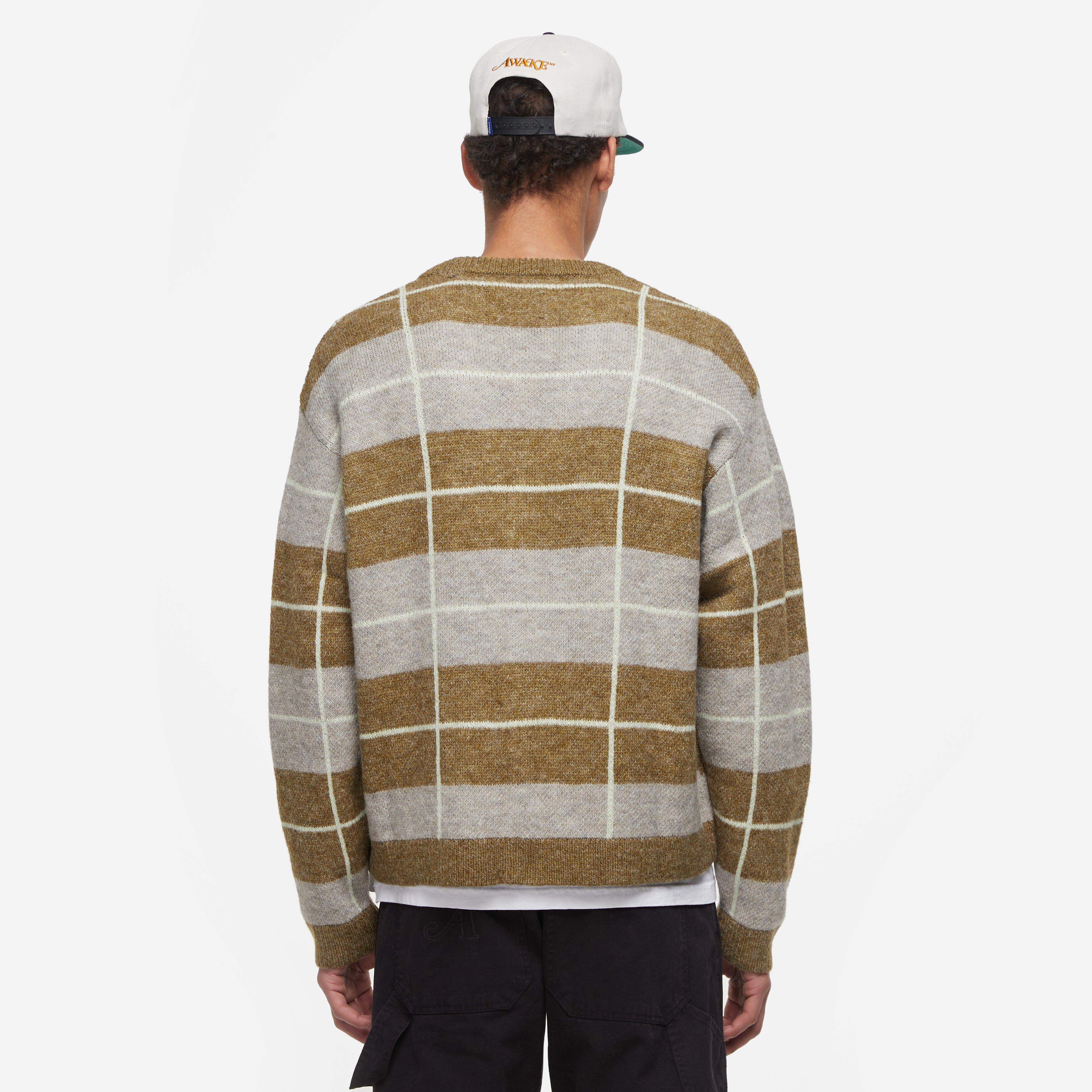 Awake NY Windowpane Mohair Cardigan