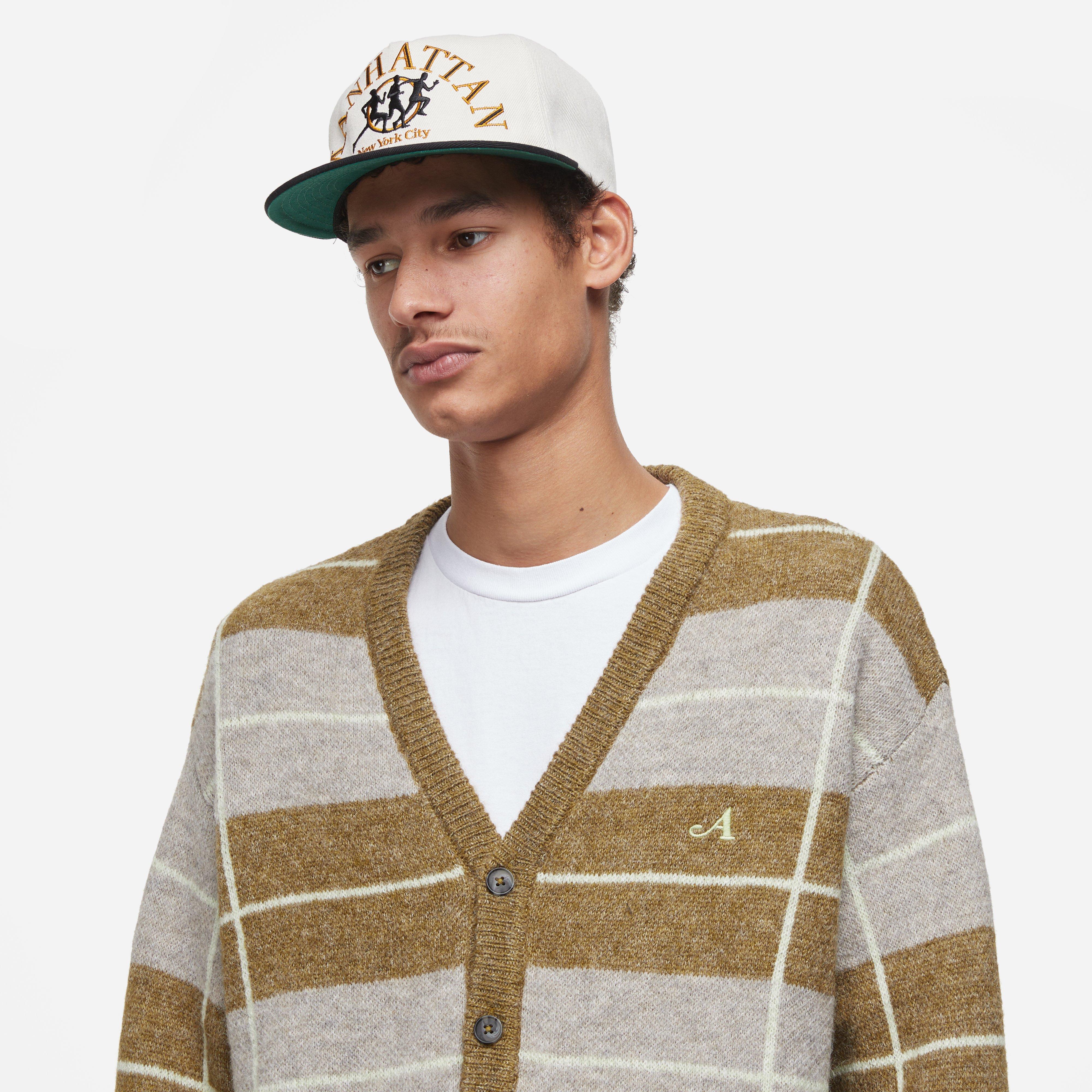 Awake NY Windowpane Mohair Cardigan