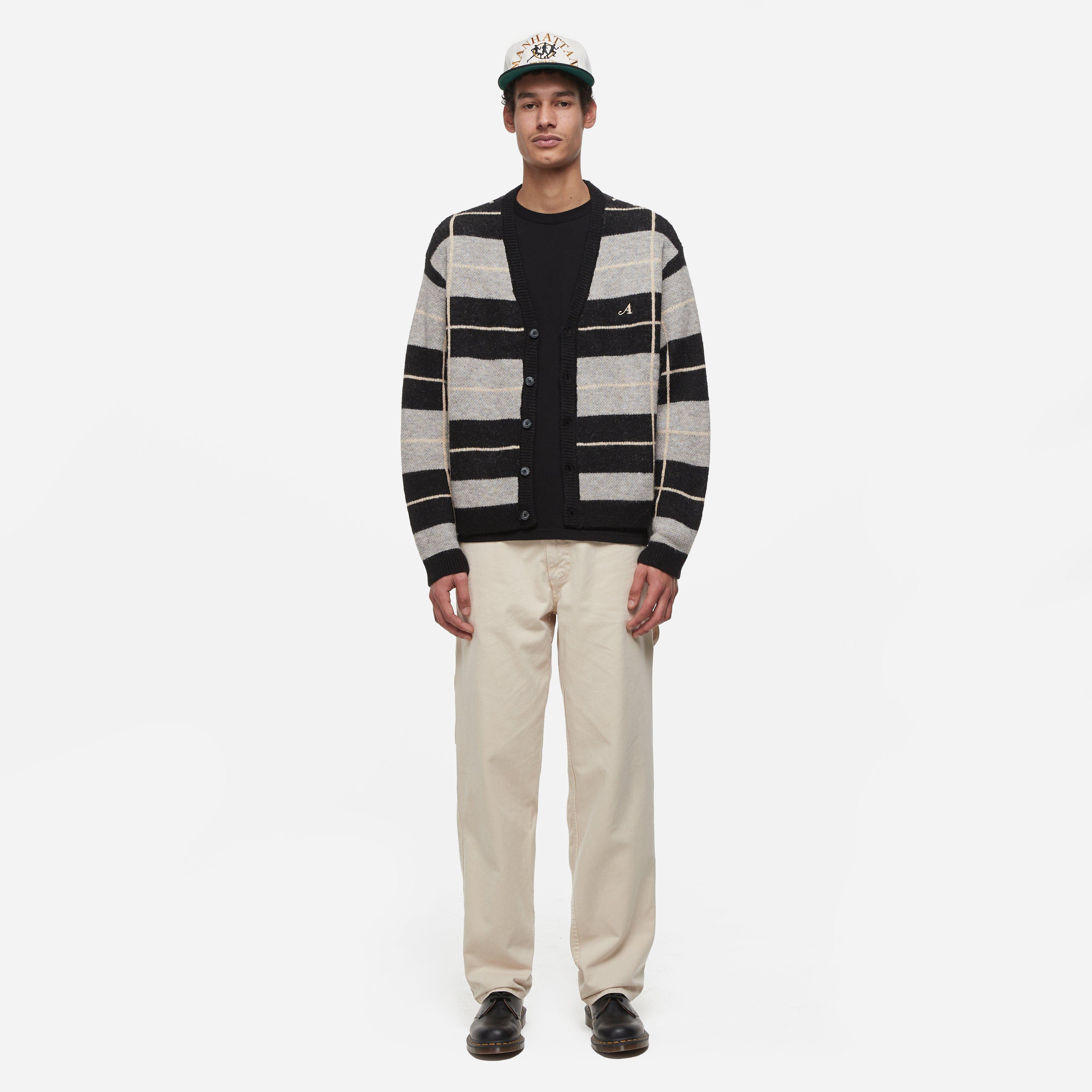 Awake NY Windowpane Mohair Cardigan