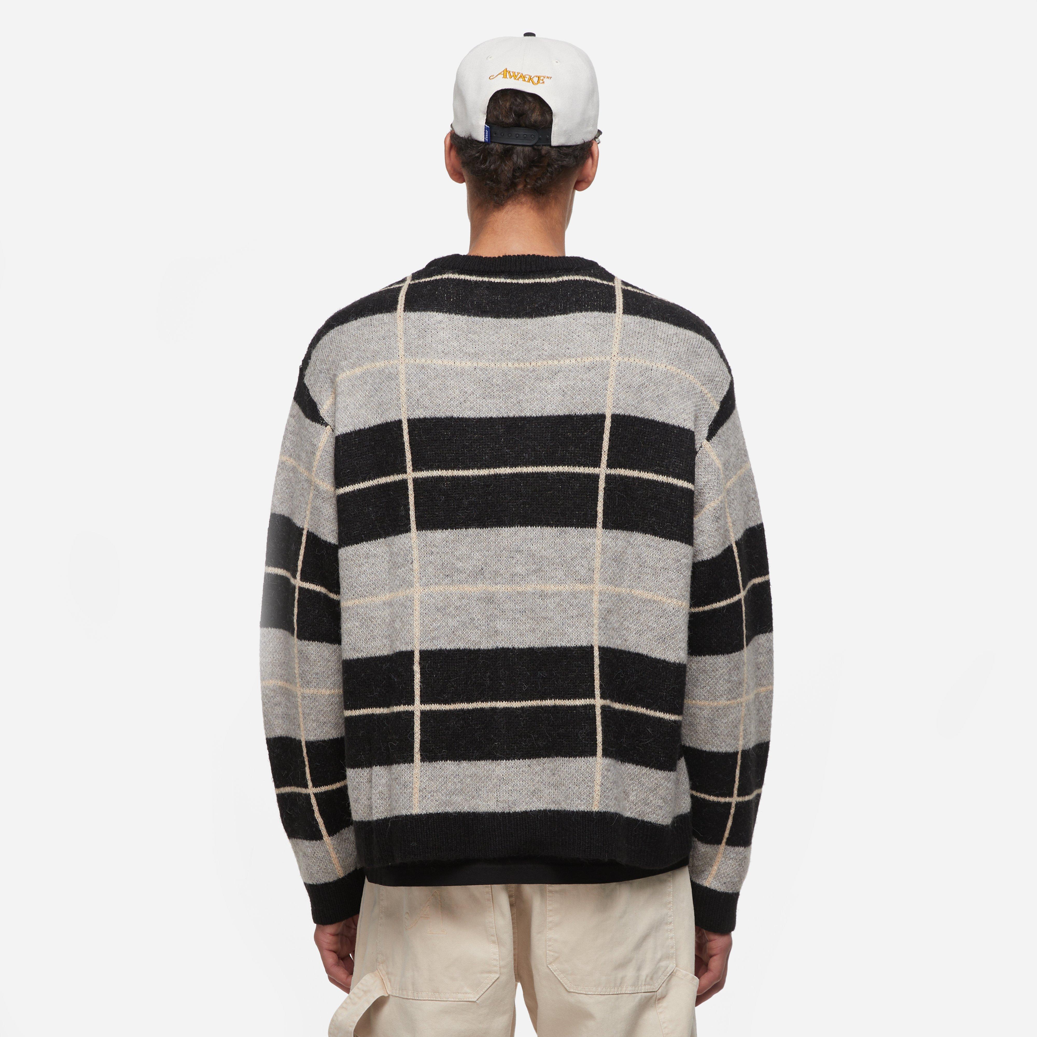 Awake NY Windowpane Mohair Cardigan