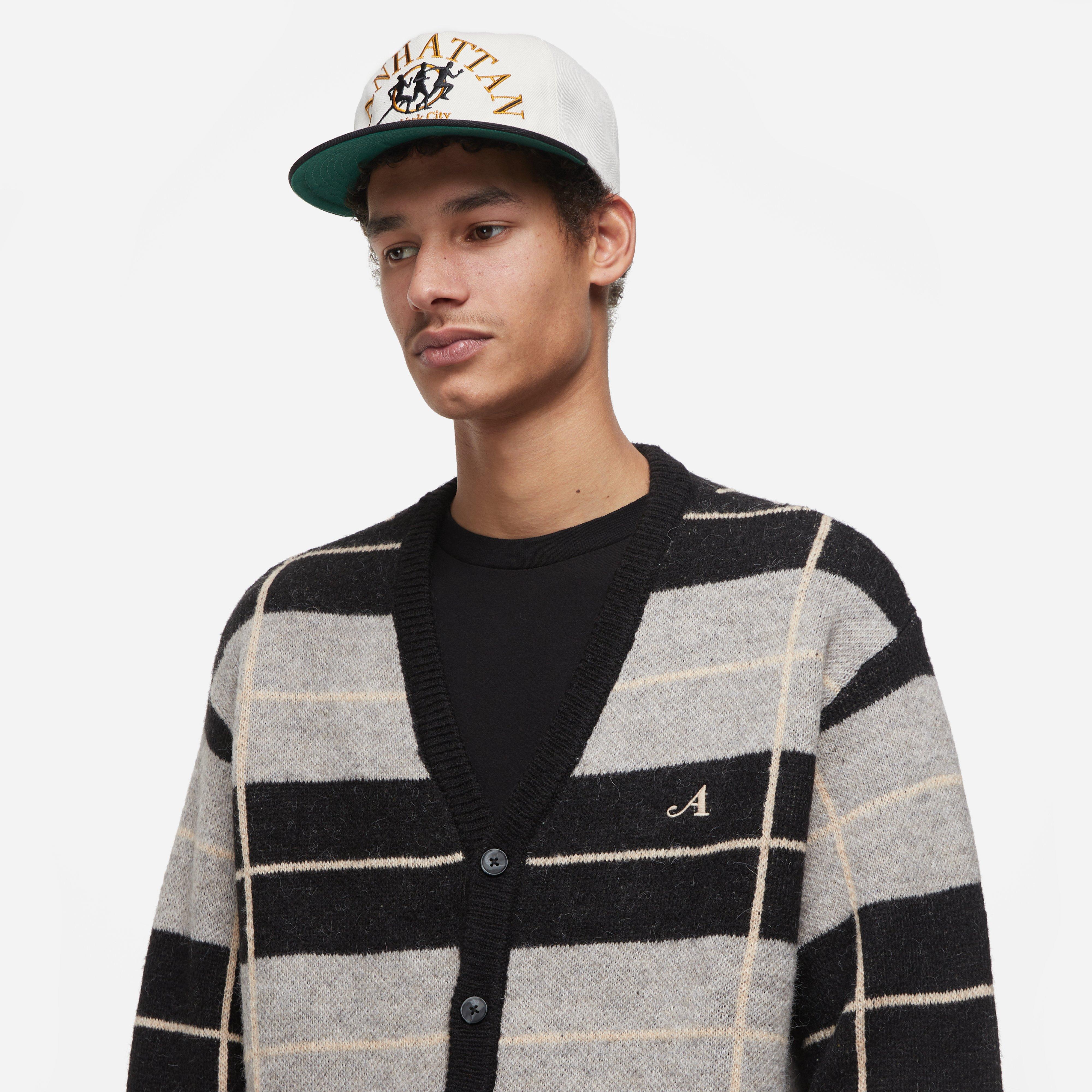 Awake NY Windowpane Mohair Cardigan