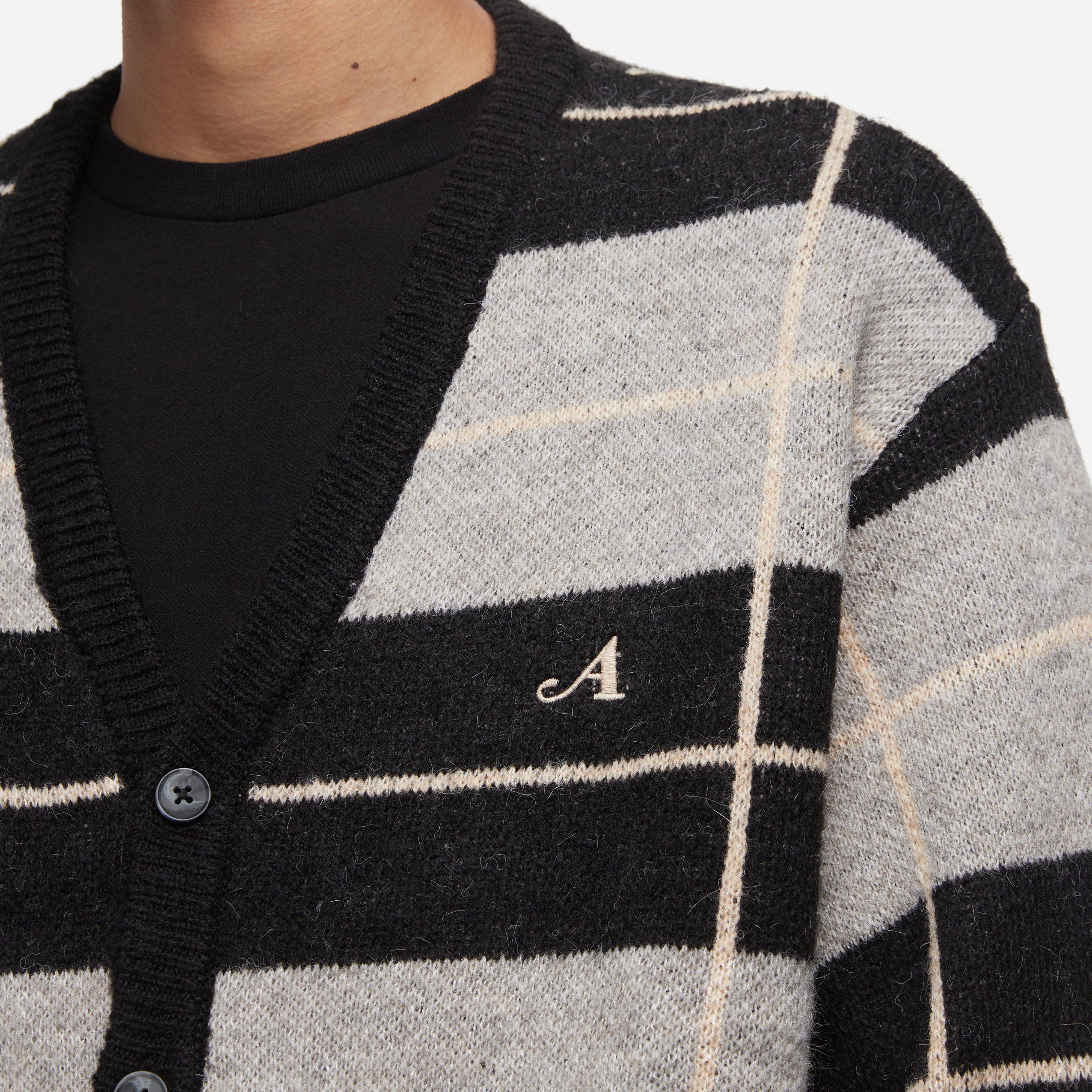 Awake NY Windowpane Mohair Cardigan