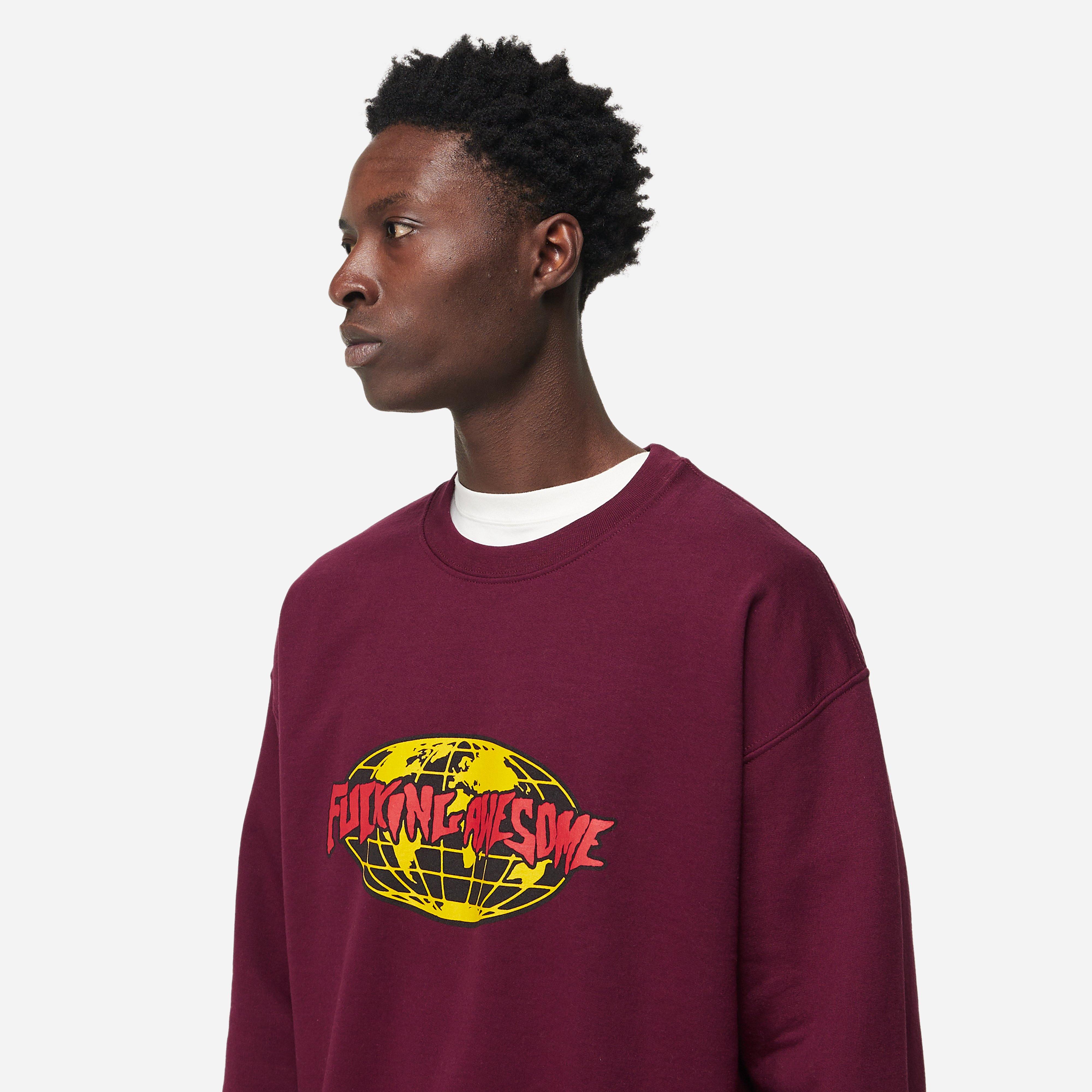 Fucking Awesome World Logo Sweatshirt