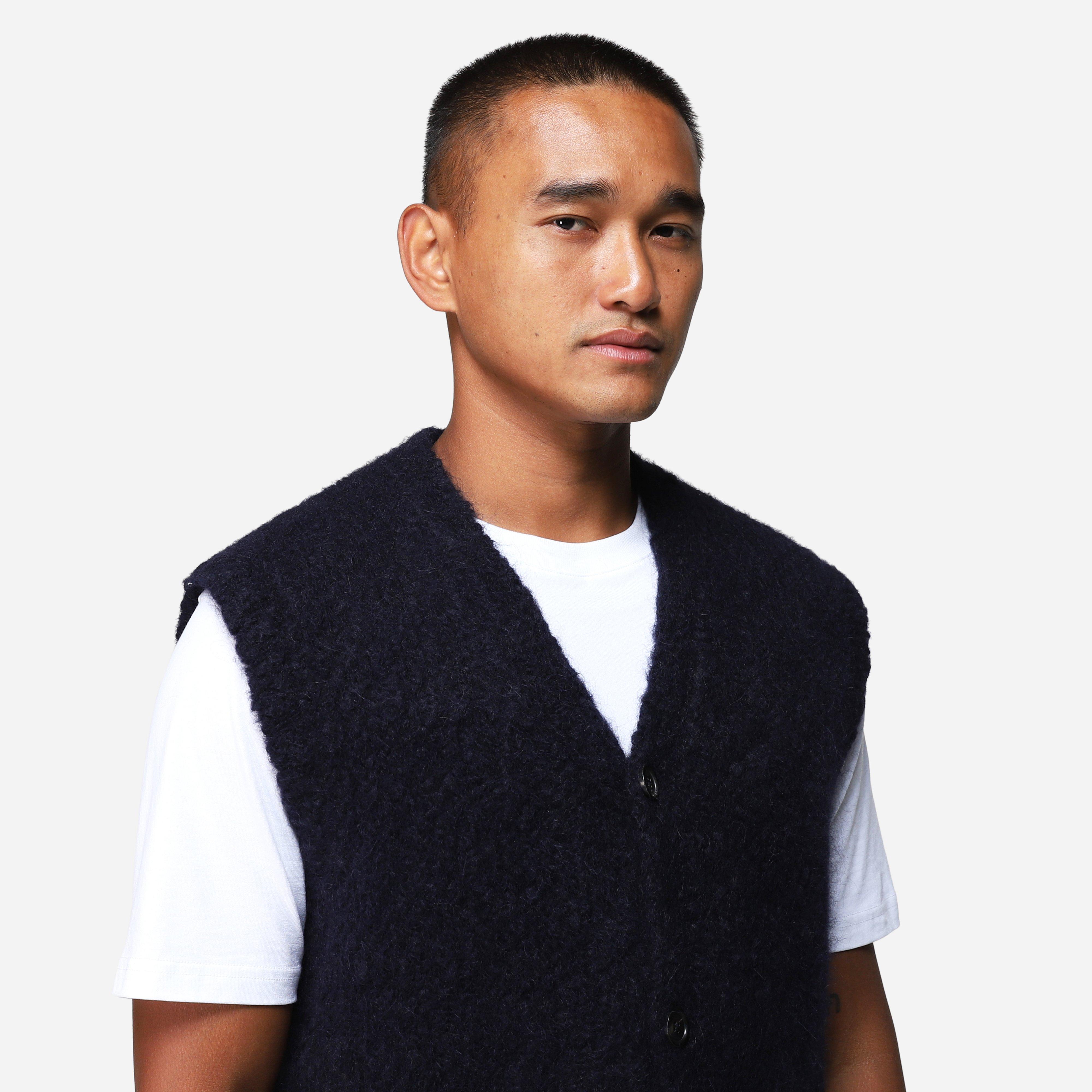 Norse Projects August Flame Alpaca Vest