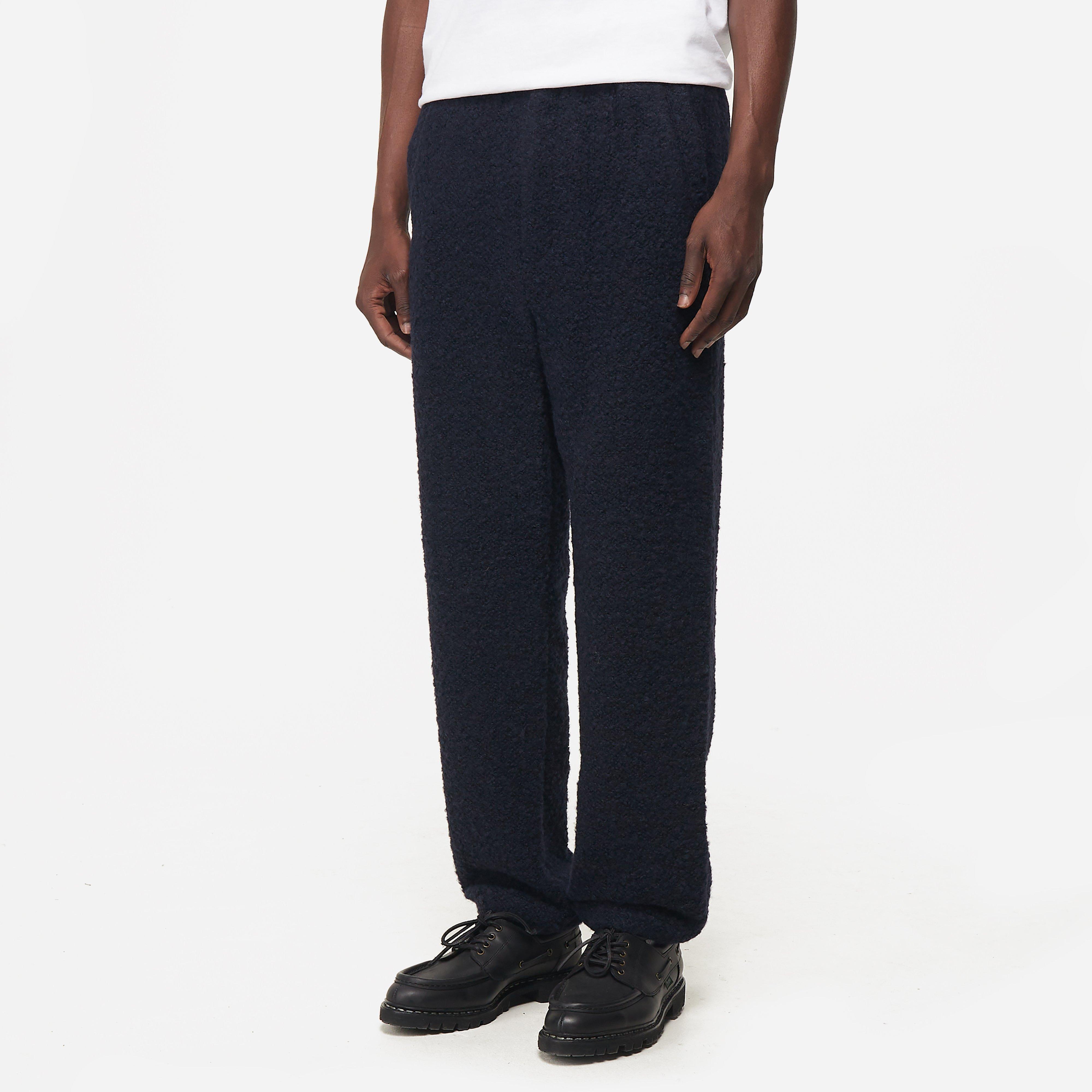 NAVY Auralee Alpaca Wool Leno Cloth Easy Pant | HIP