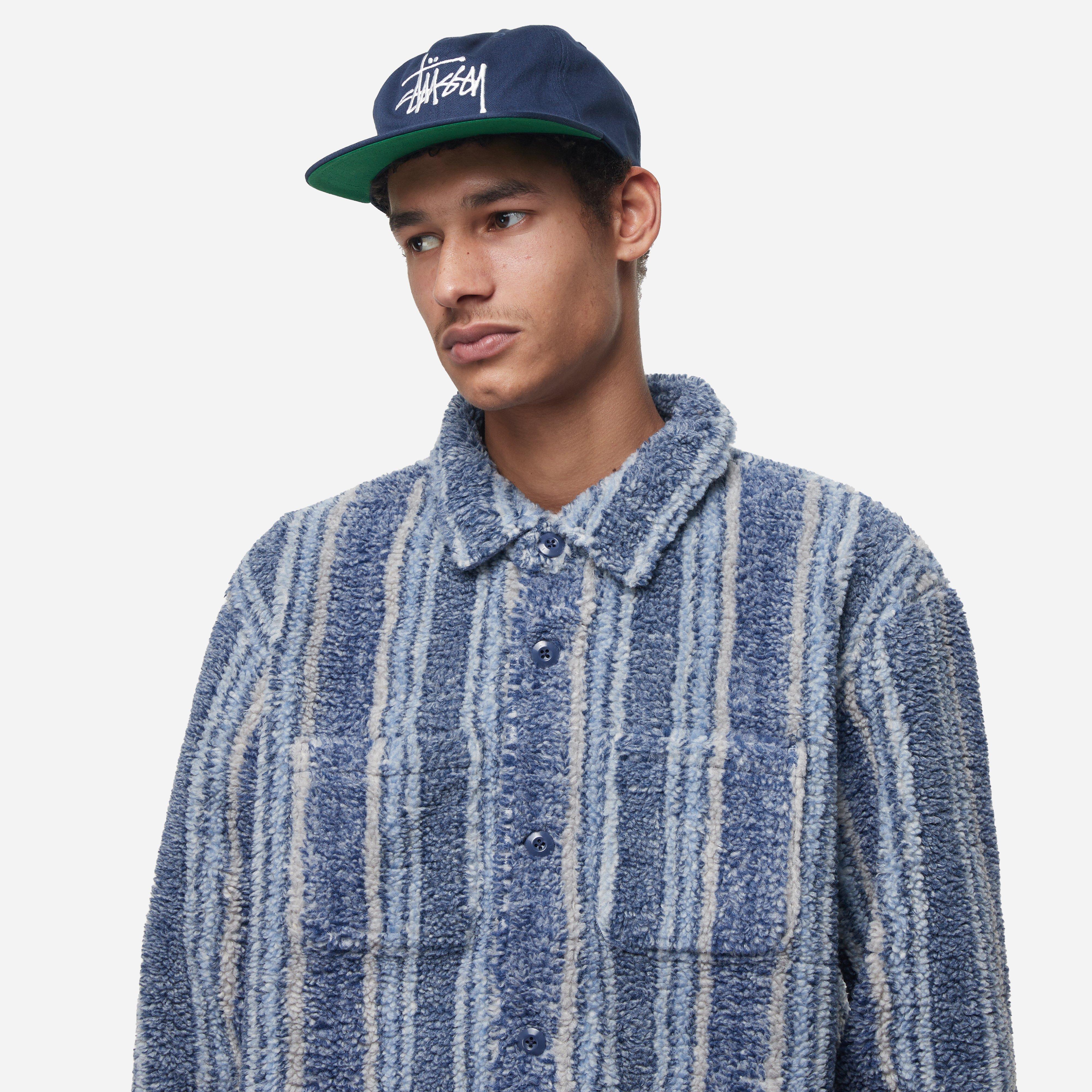 Stussy Striped Sherpa Shirt