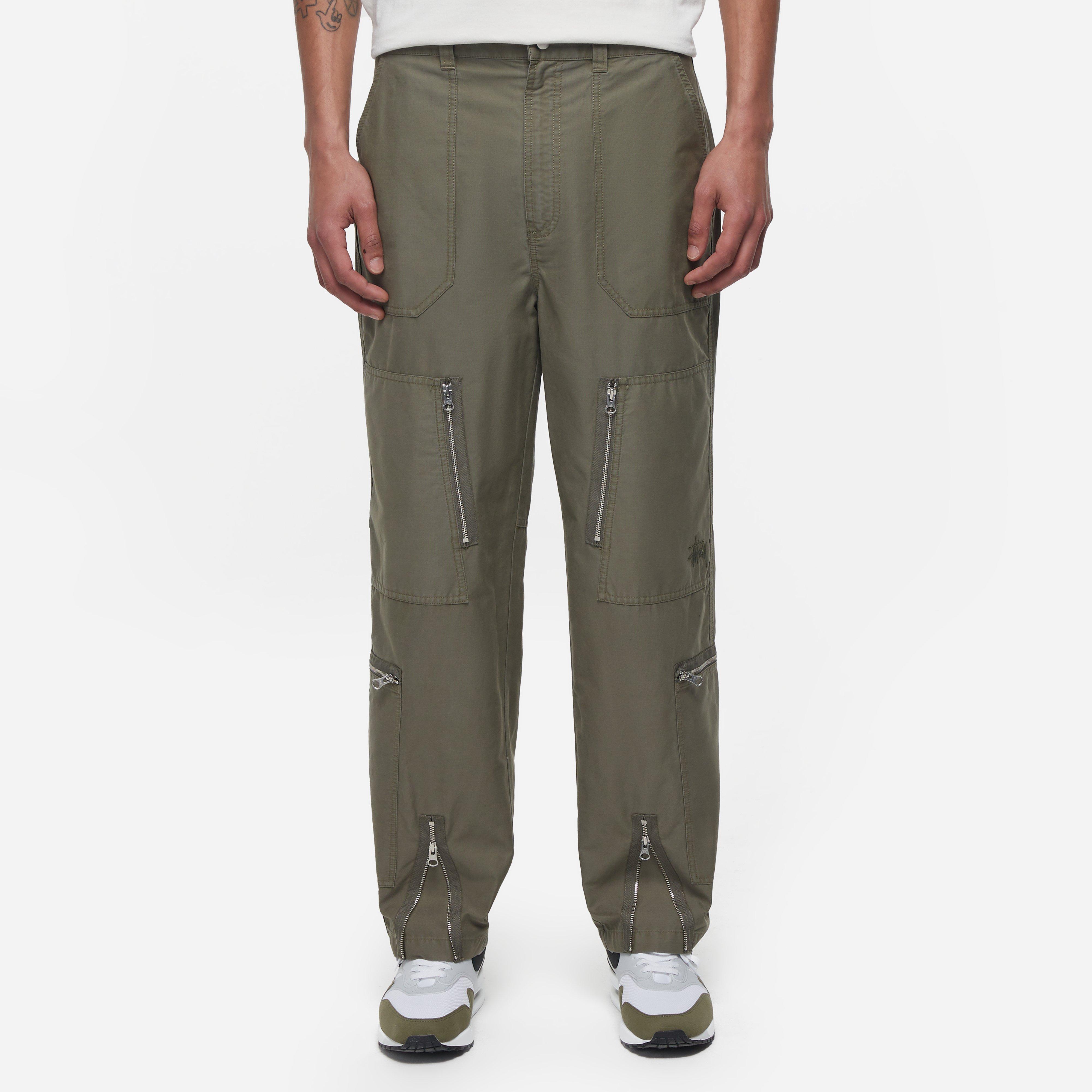 Green Stussy NyCo Flight Pant | HIP