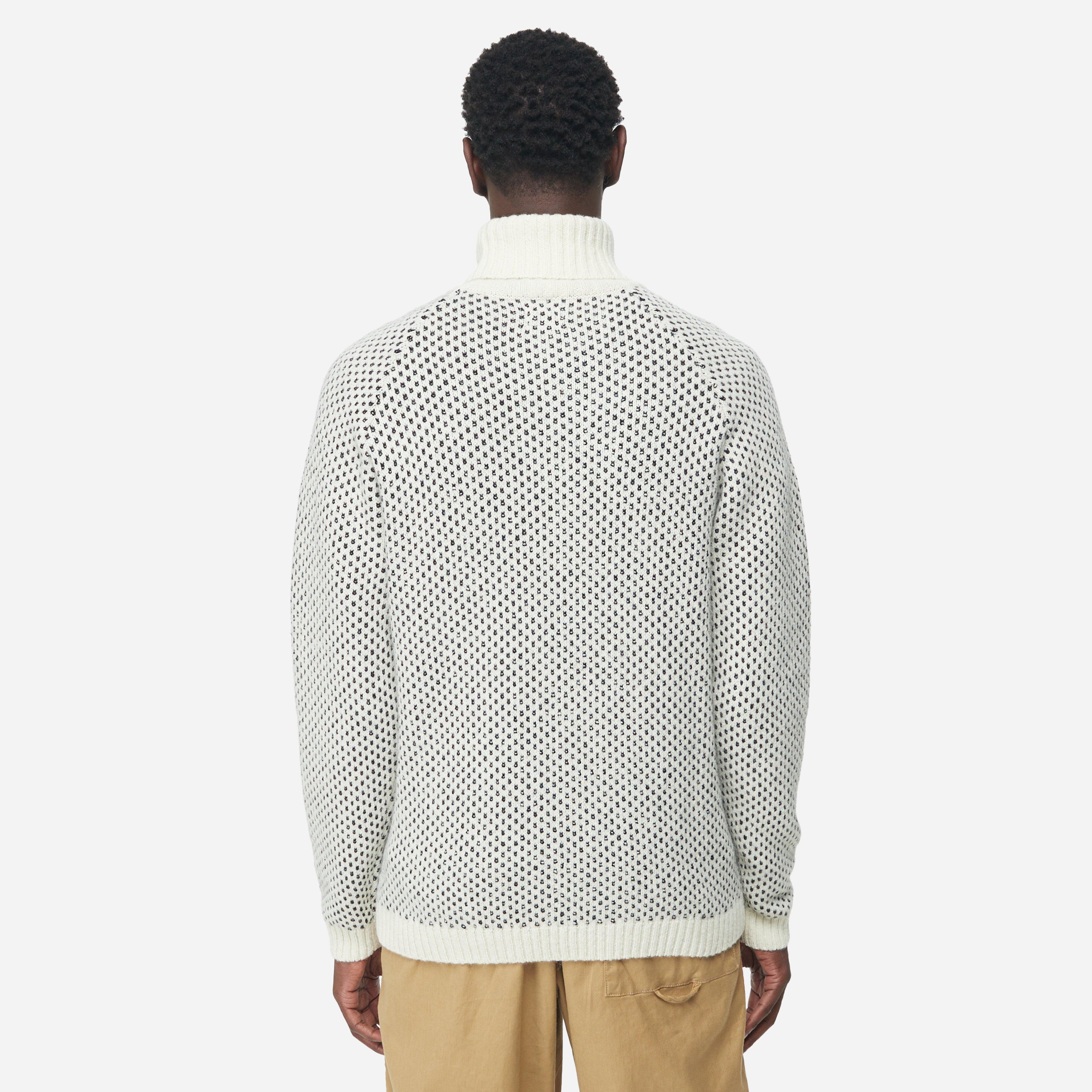 C.P. Company Wool Jacquard Roll-Neck Knit