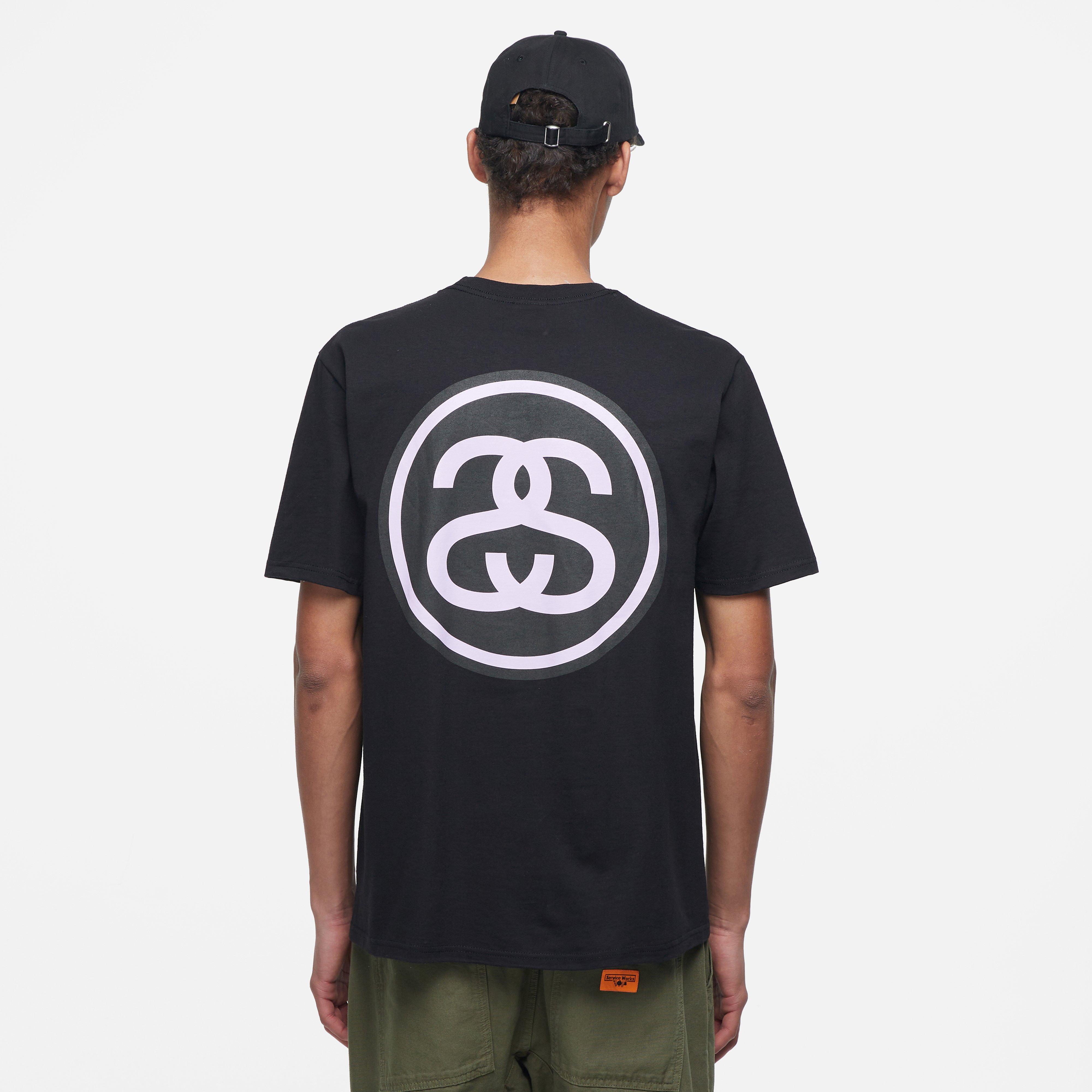Black Stussy SS-Link T-Shirt | HIP