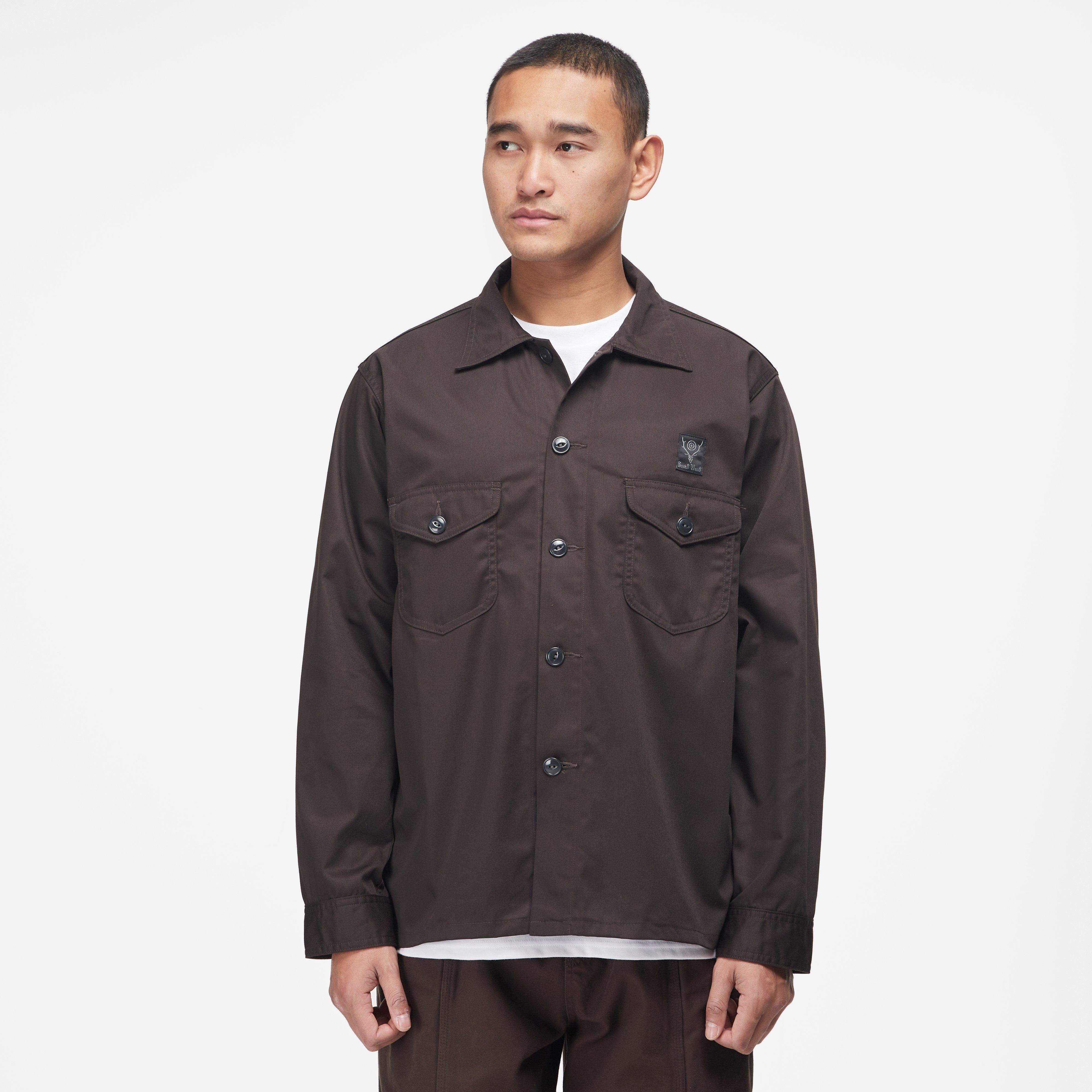 Grey South2 West8 Smokey Shirt | HIP