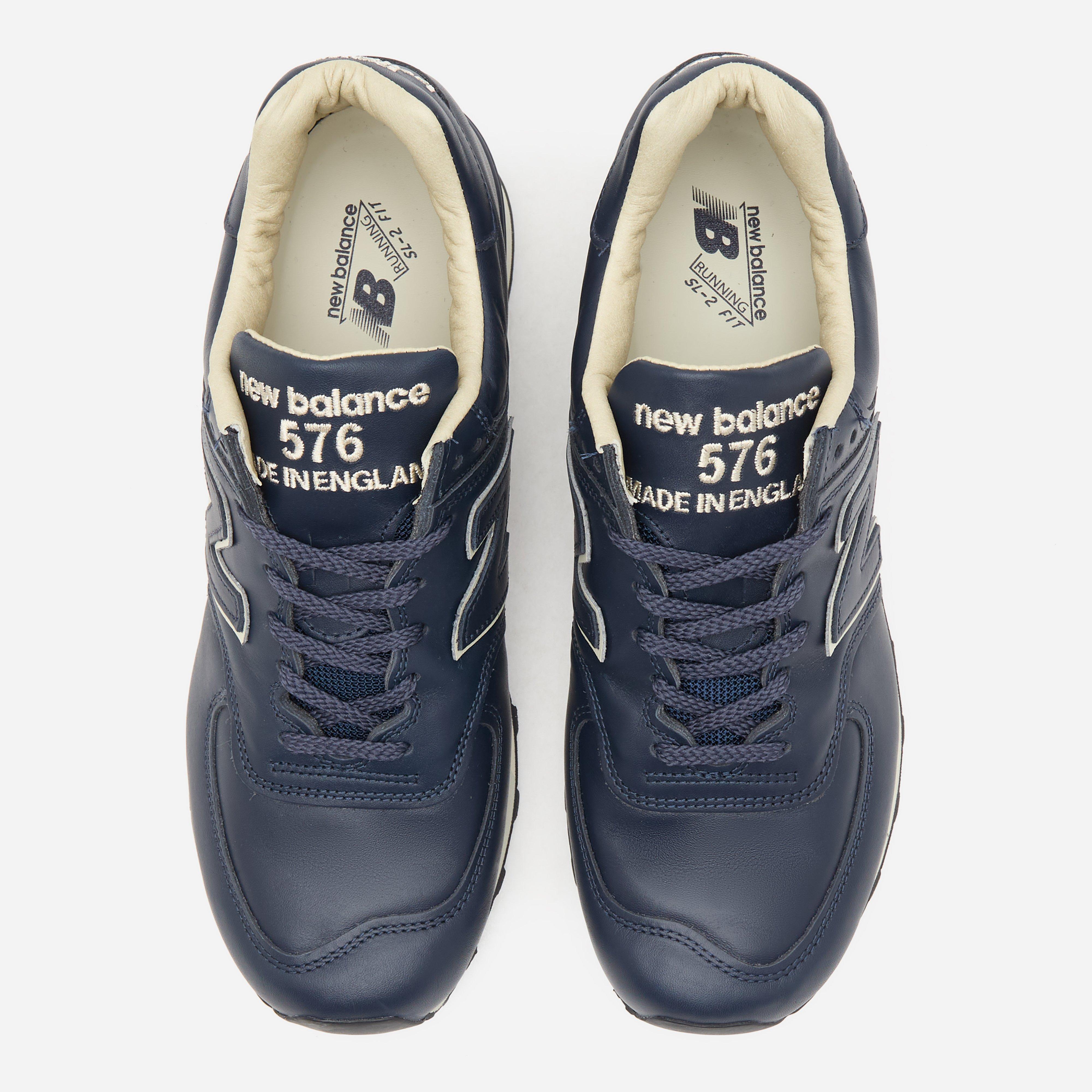 Navy New Balance 576 Made in UK | HIP