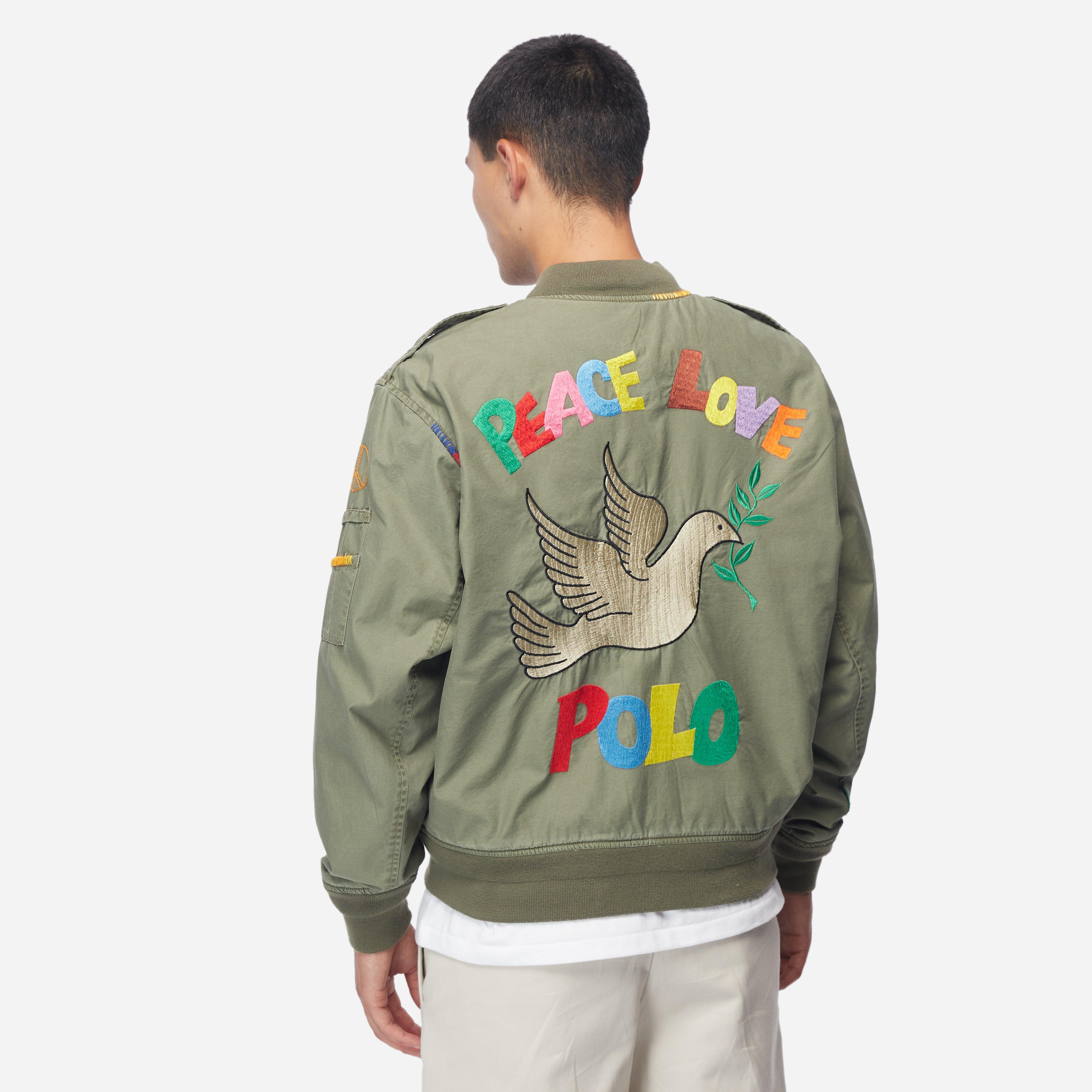 Green Polo Ralph Lauren Bomber Jacket | HIP