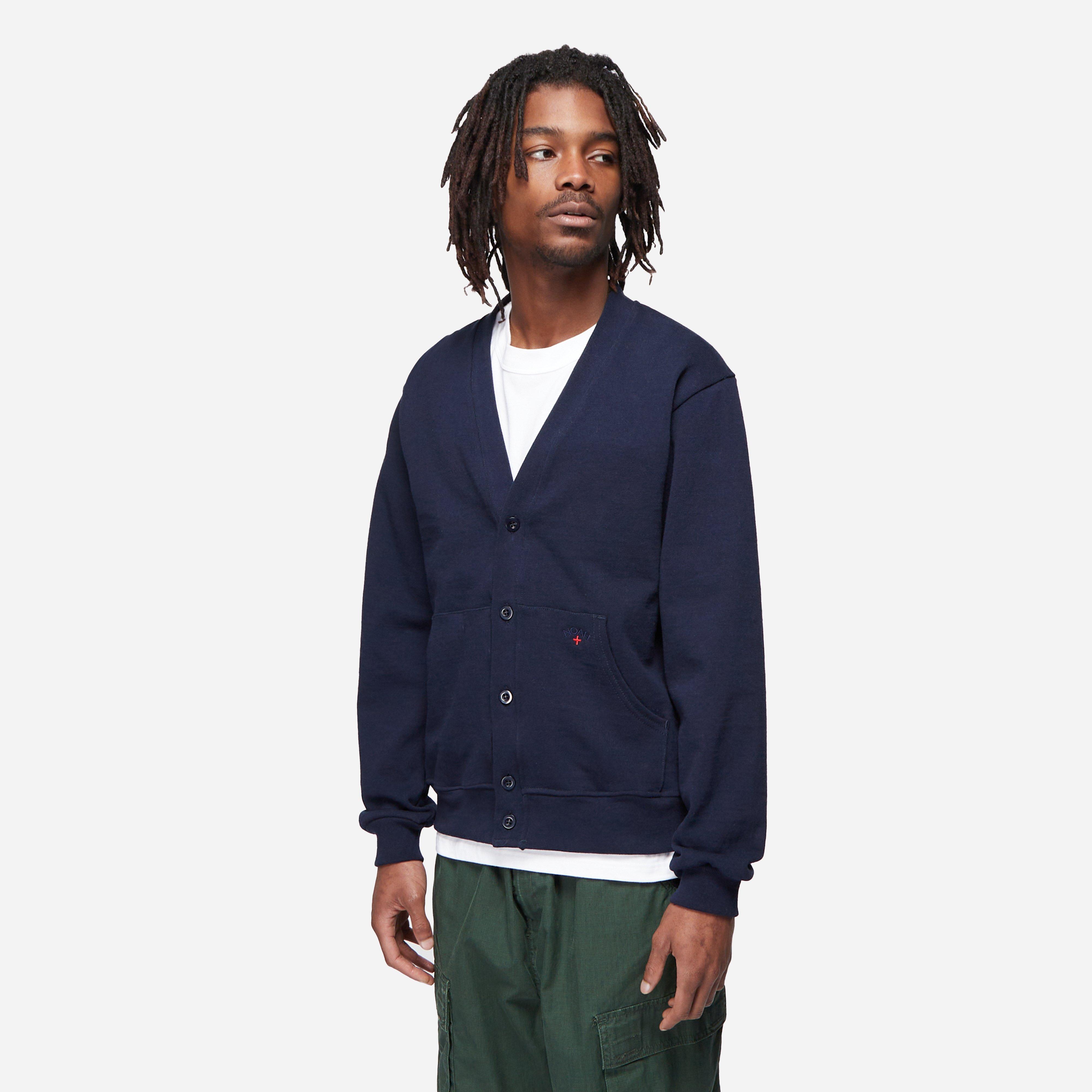 Navy Noah Rugby Pocket Cardigan | HIP