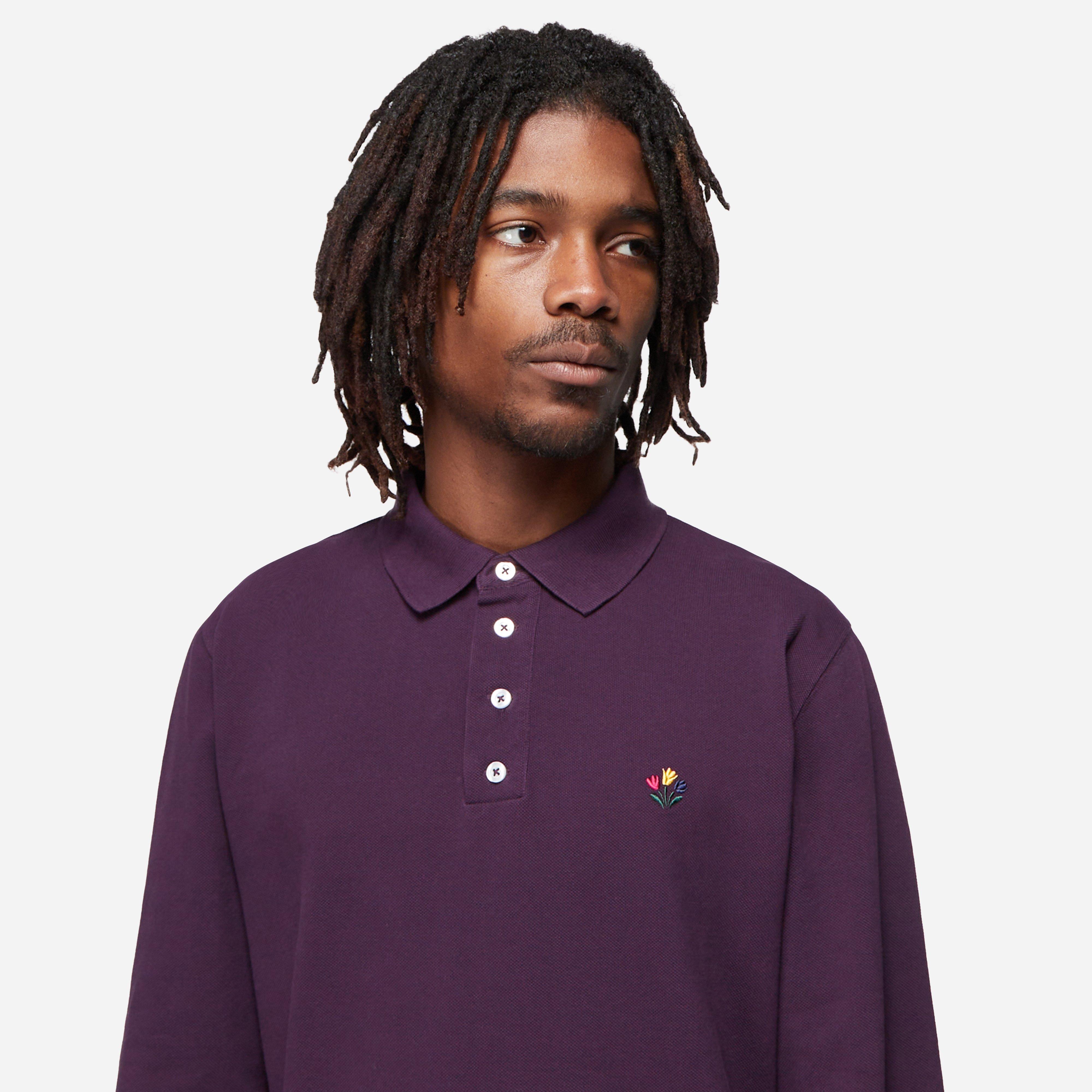 Noah Pique Polo Shirt Long Sleeve