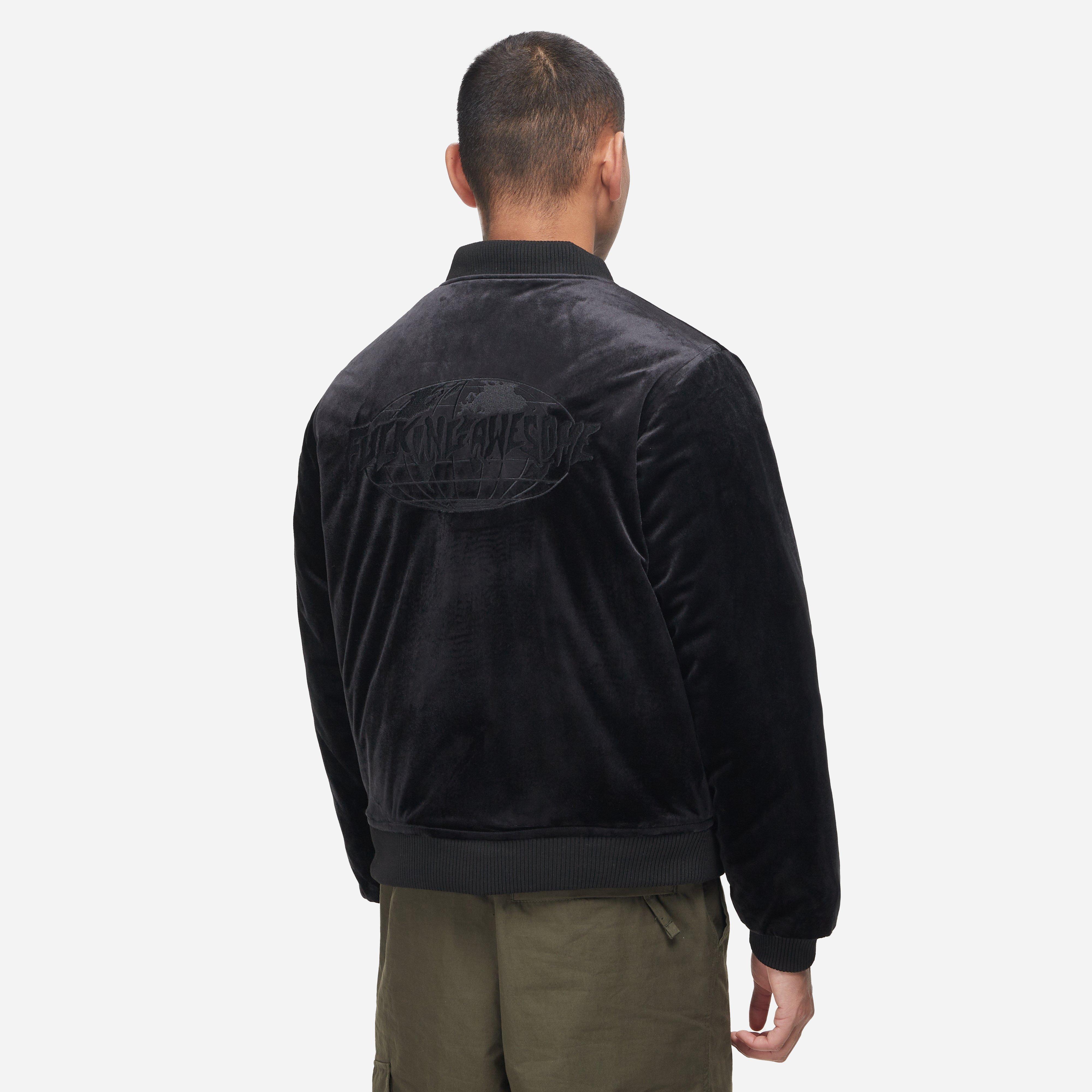 Fucking Awesome Velour Bomber Jacket
