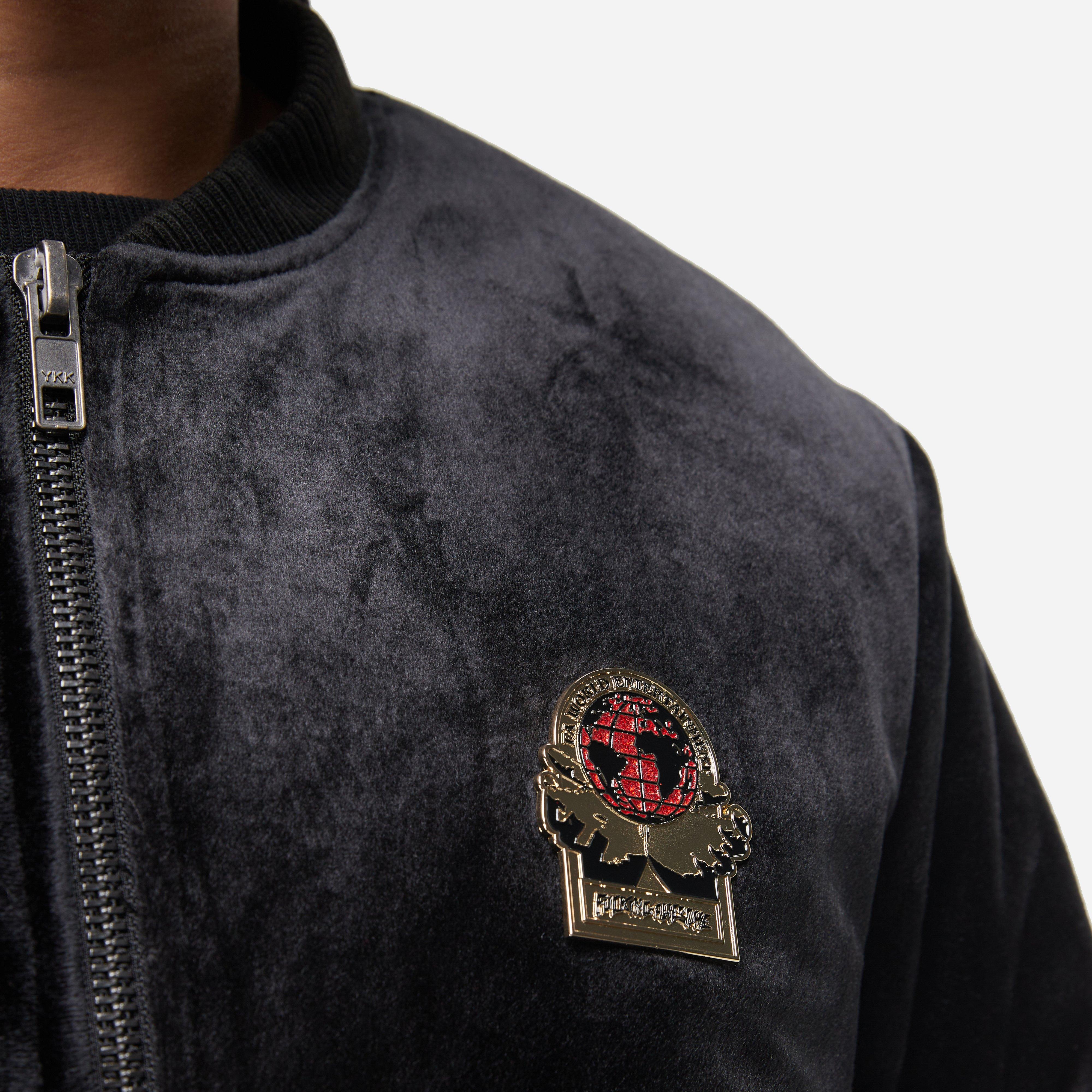 Fucking Awesome Velour Bomber Jacket