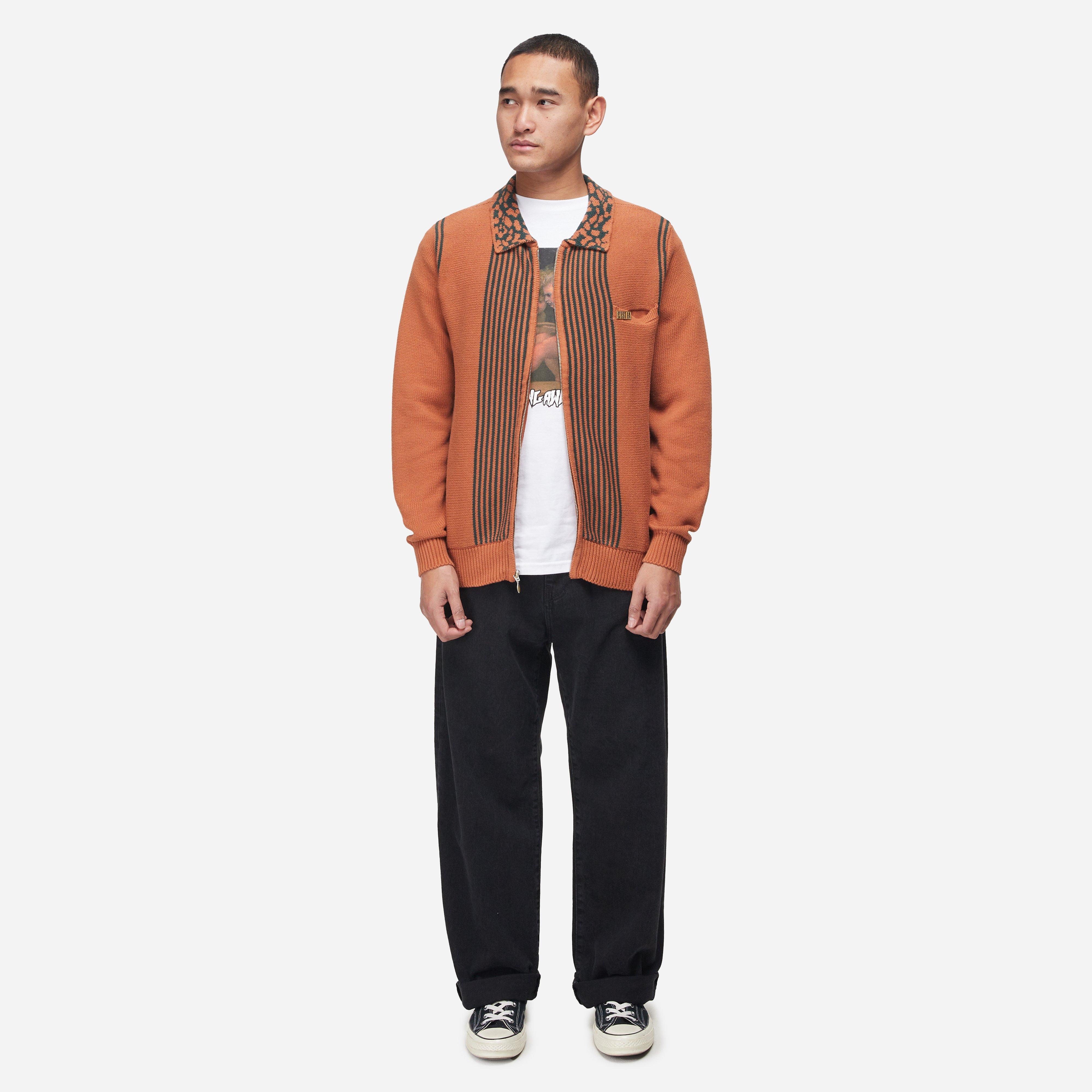 Fucking Awesome Knit Zip Polo Cardigan