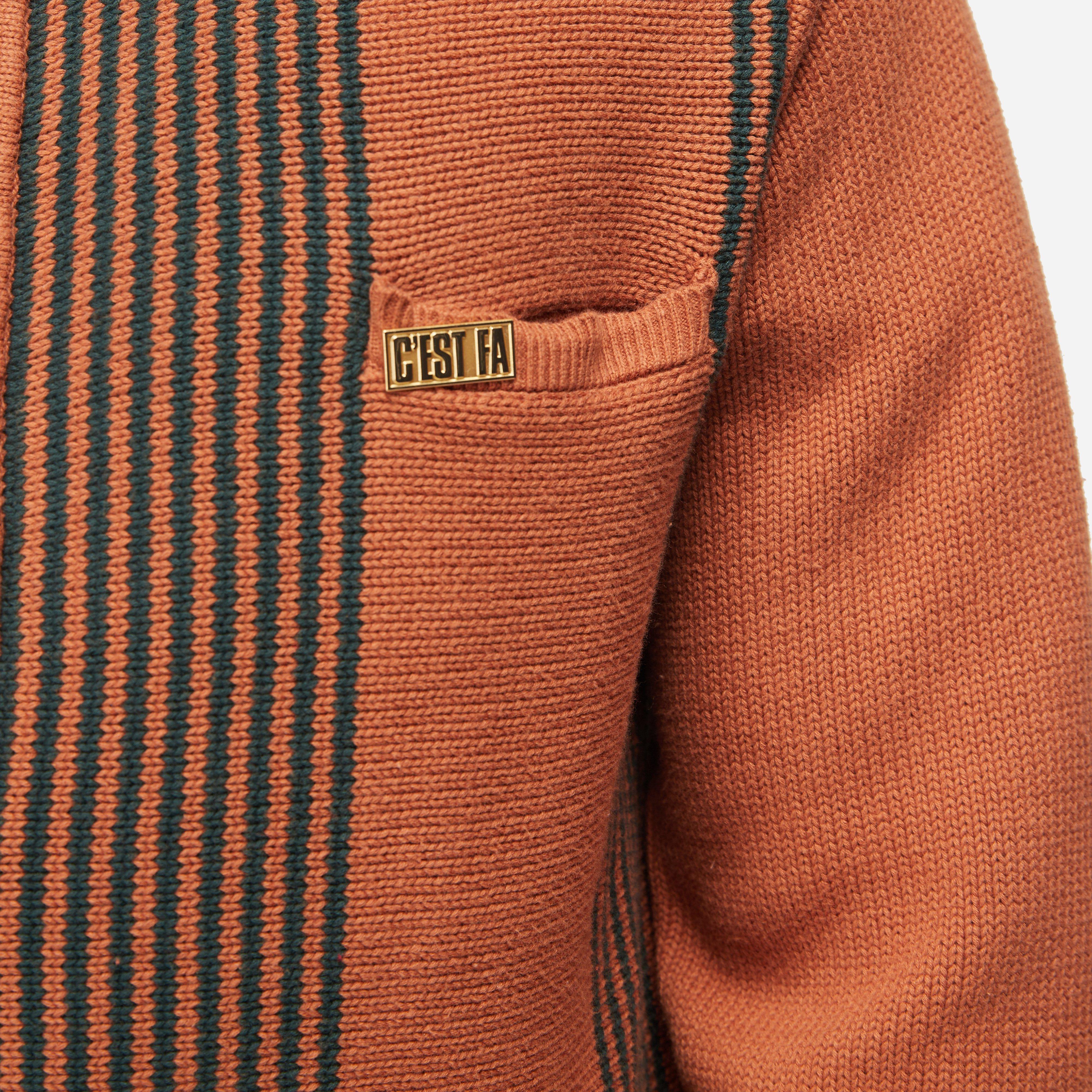 Fucking Awesome Knit Zip Polo Cardigan