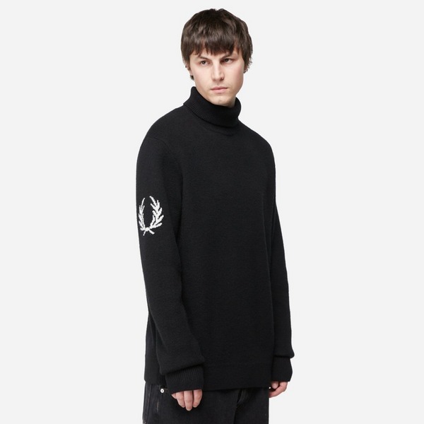 Fred Perry Laurel Wreath Roll Neck Jumper
