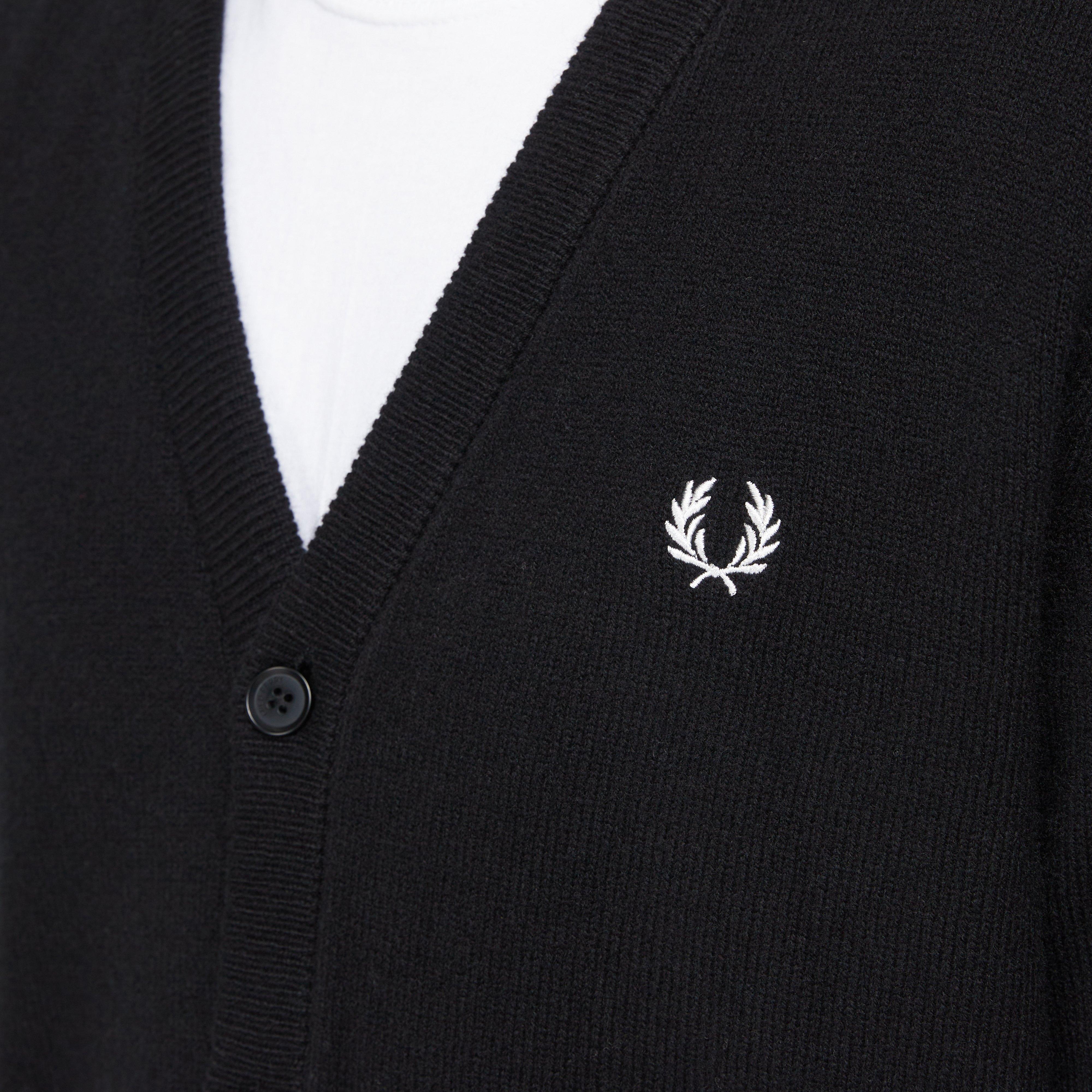 Fred Perry Laurel Wreath Trim Cardigan
