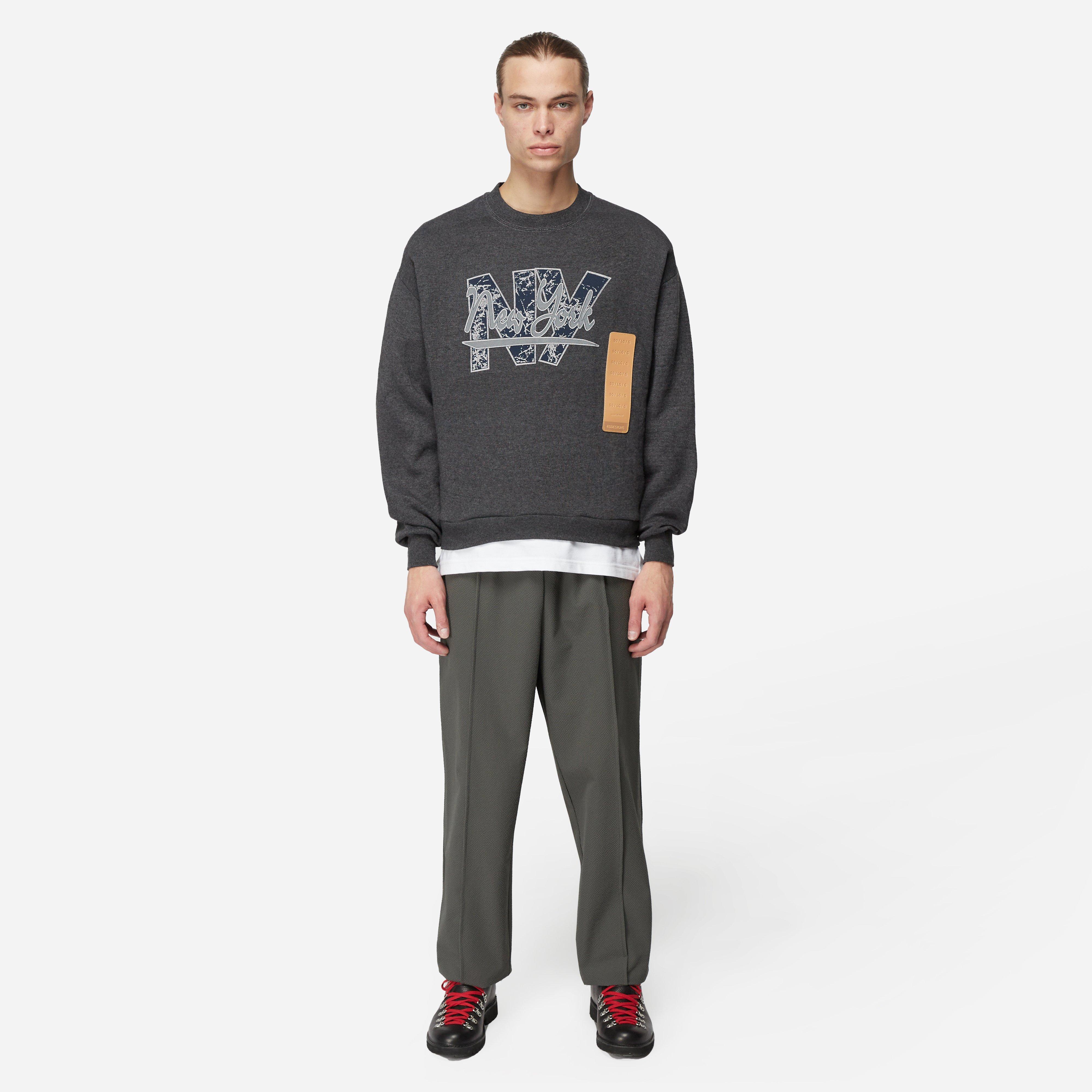 4SDESIGNS Recycled Size Tag Eco Crewneck - L