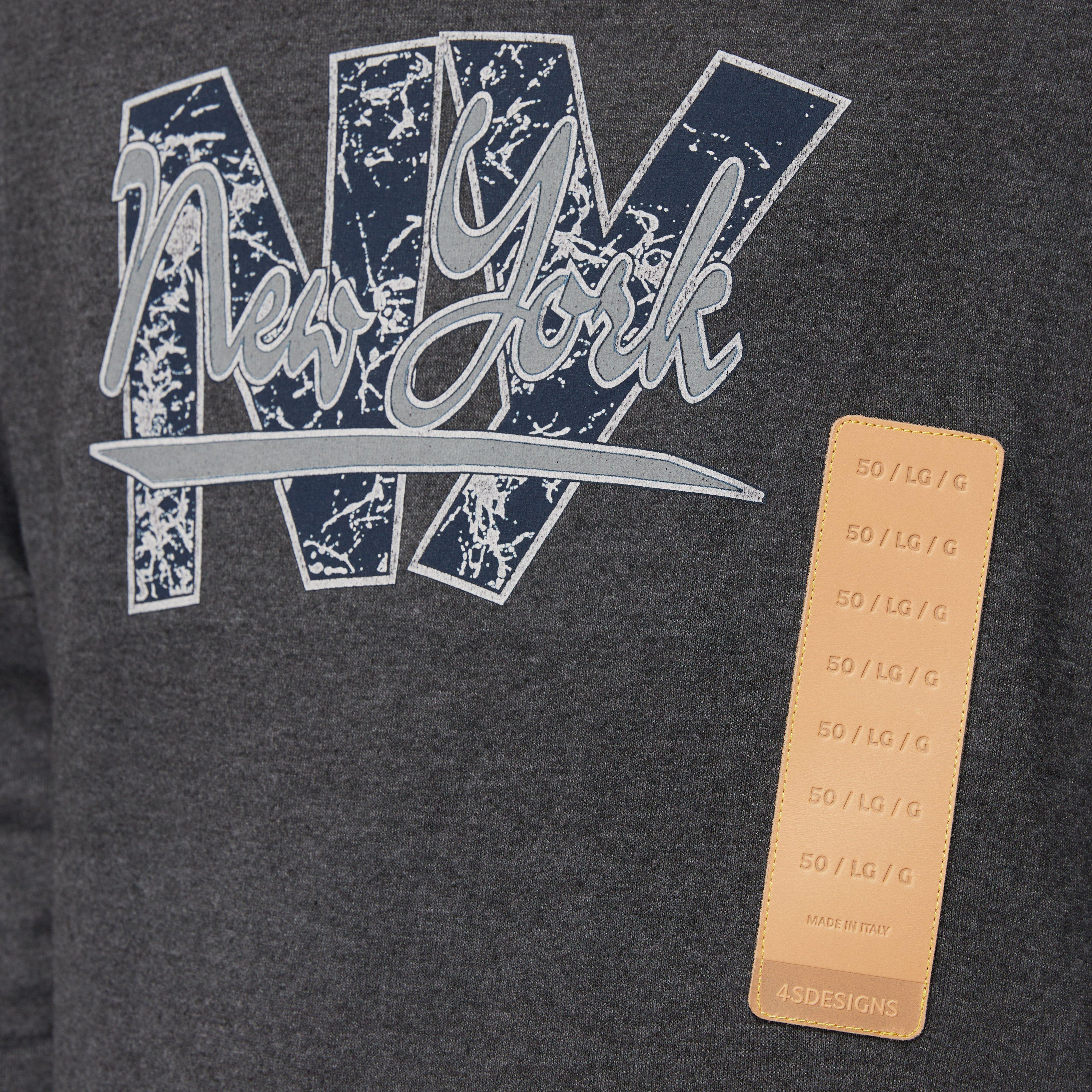 4SDESIGNS Recycled Size Tag Eco Crewneck - L