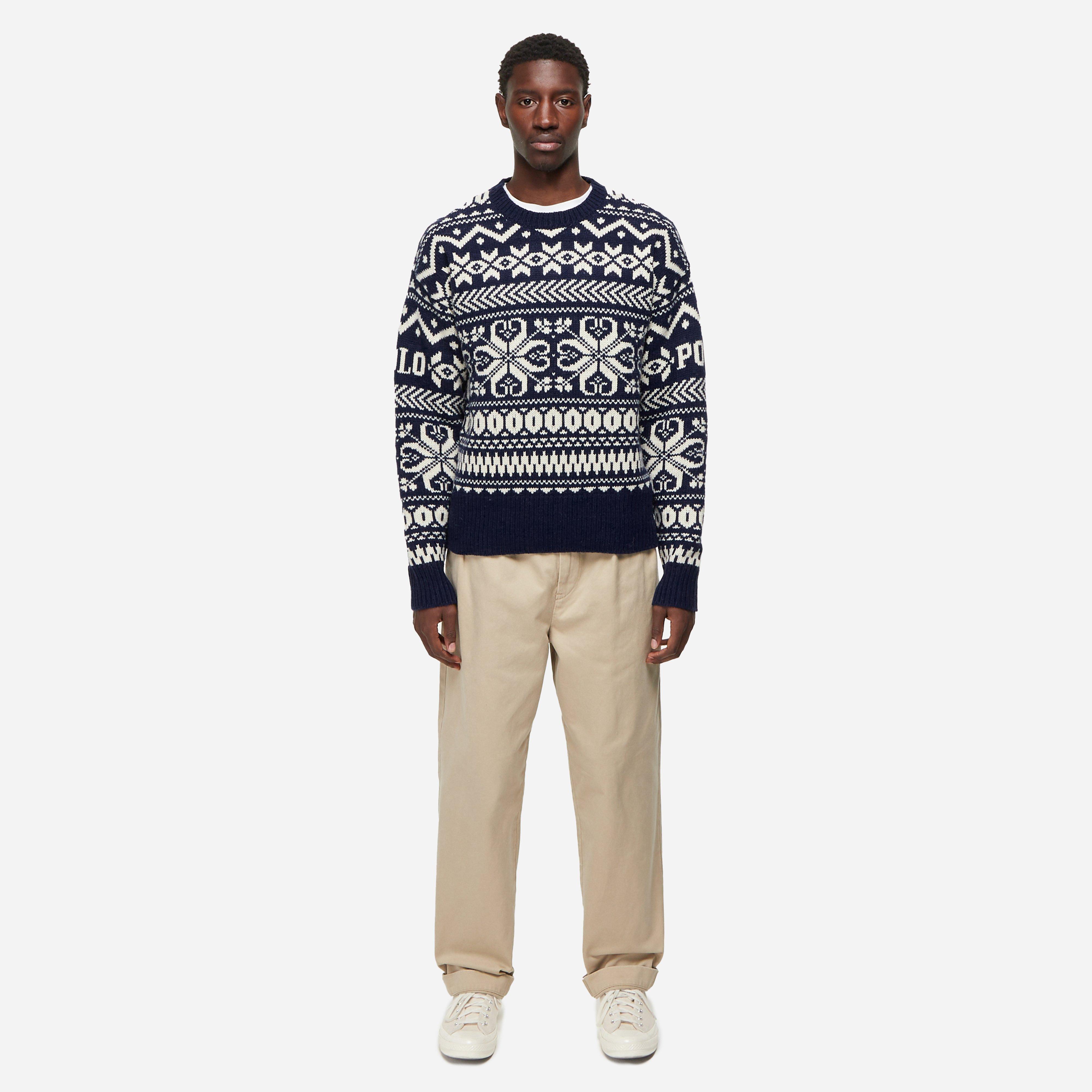 Polo Ralph Lauren Snowflake Wool-Blend Jumper