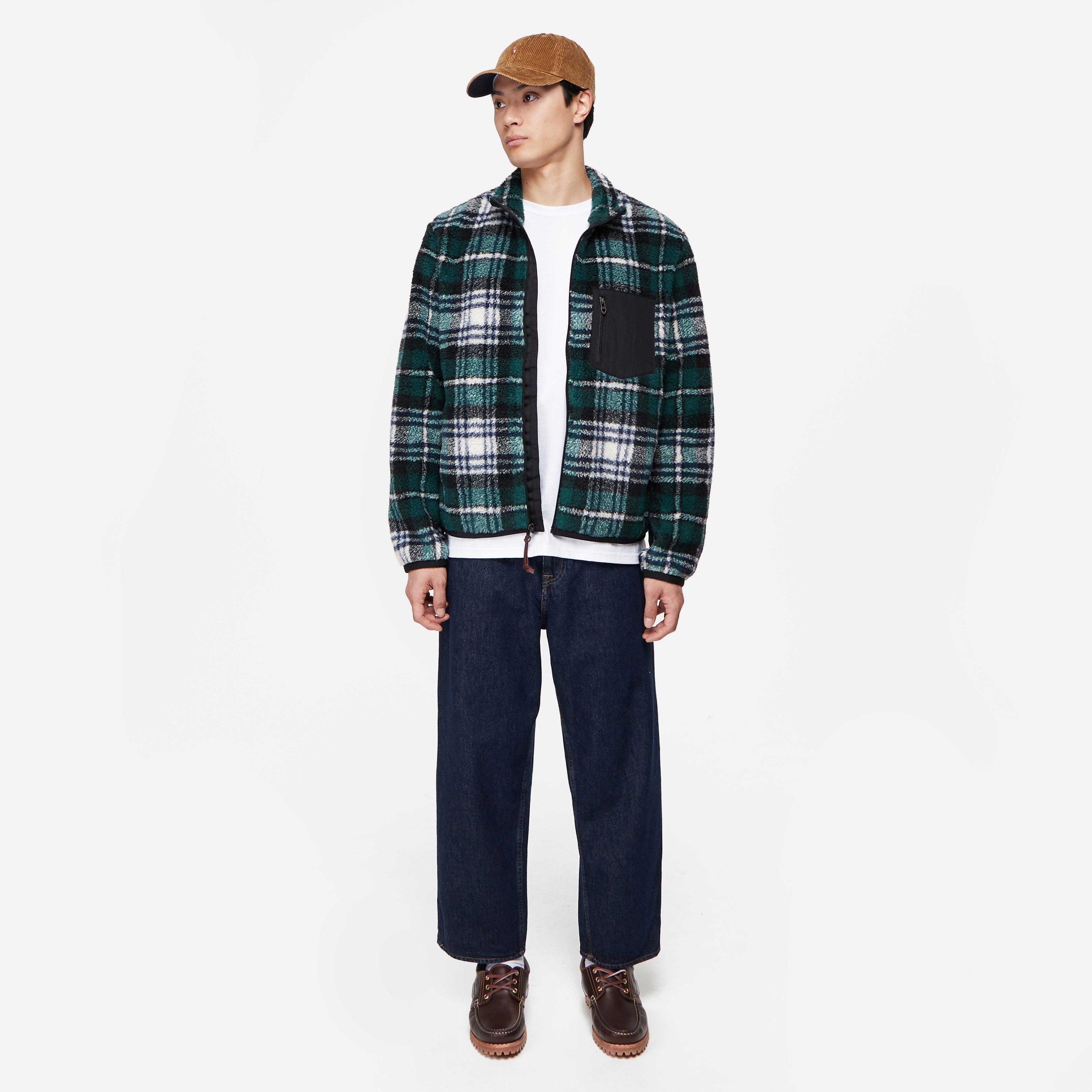Polo Ralph Lauren Plaid Pile Fleece Jacquard Fleece  Jacket