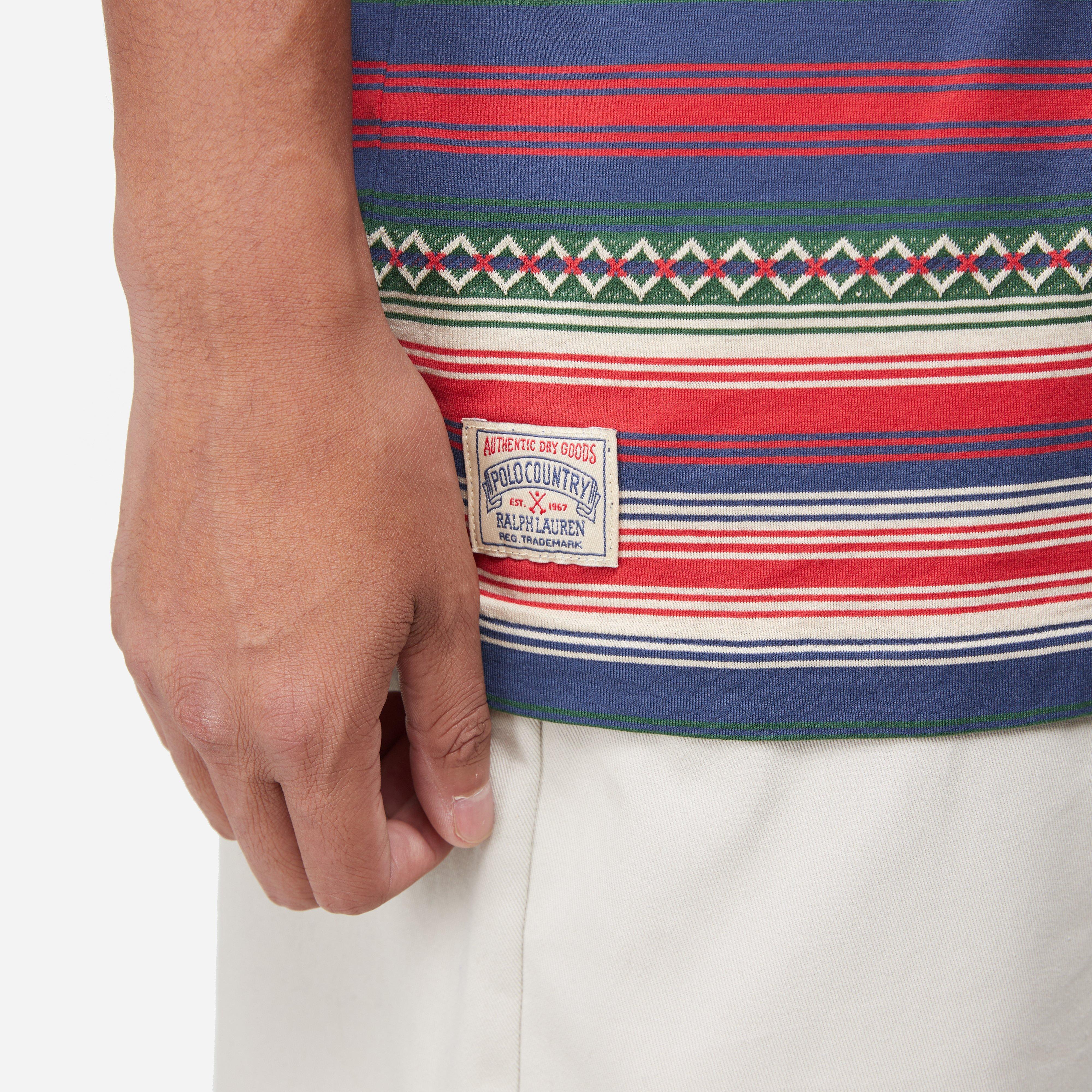 Polo Ralph Lauren Jacquard Stripe T-Shirt