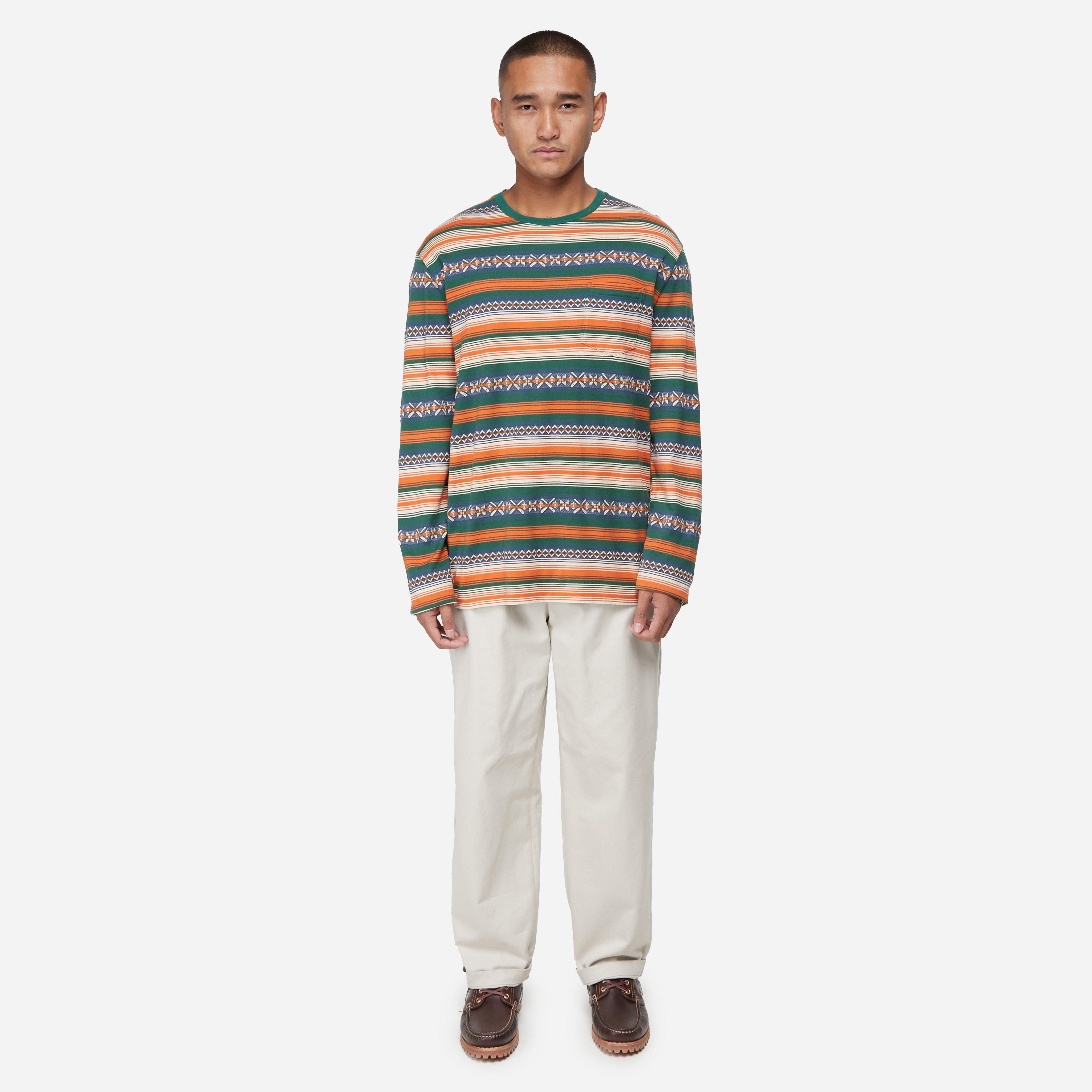 Polo Ralph Lauren Jacquard Stripe Long Sleeve T-Shirt