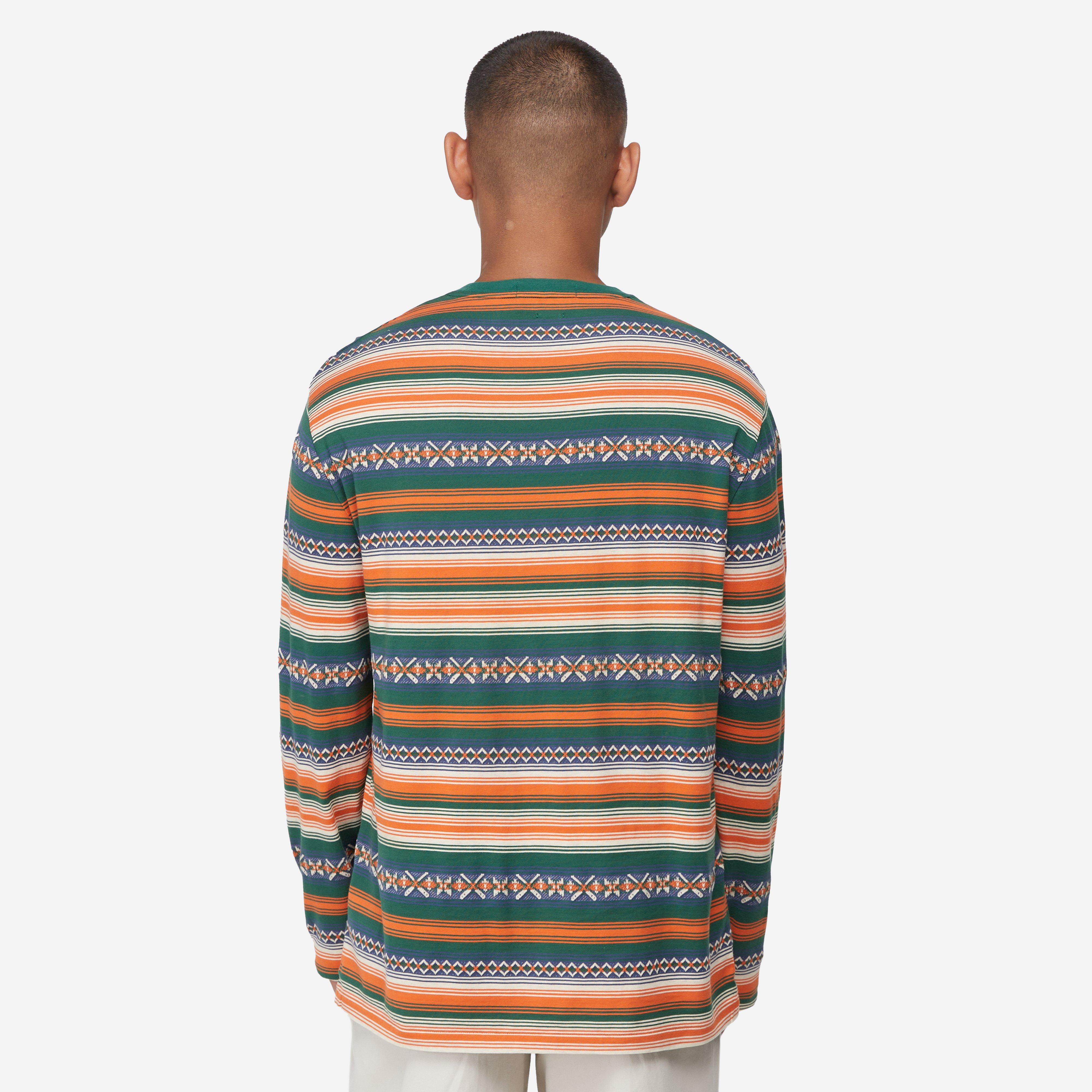 Polo Ralph Lauren Jacquard Stripe Long Sleeve T-Shirt