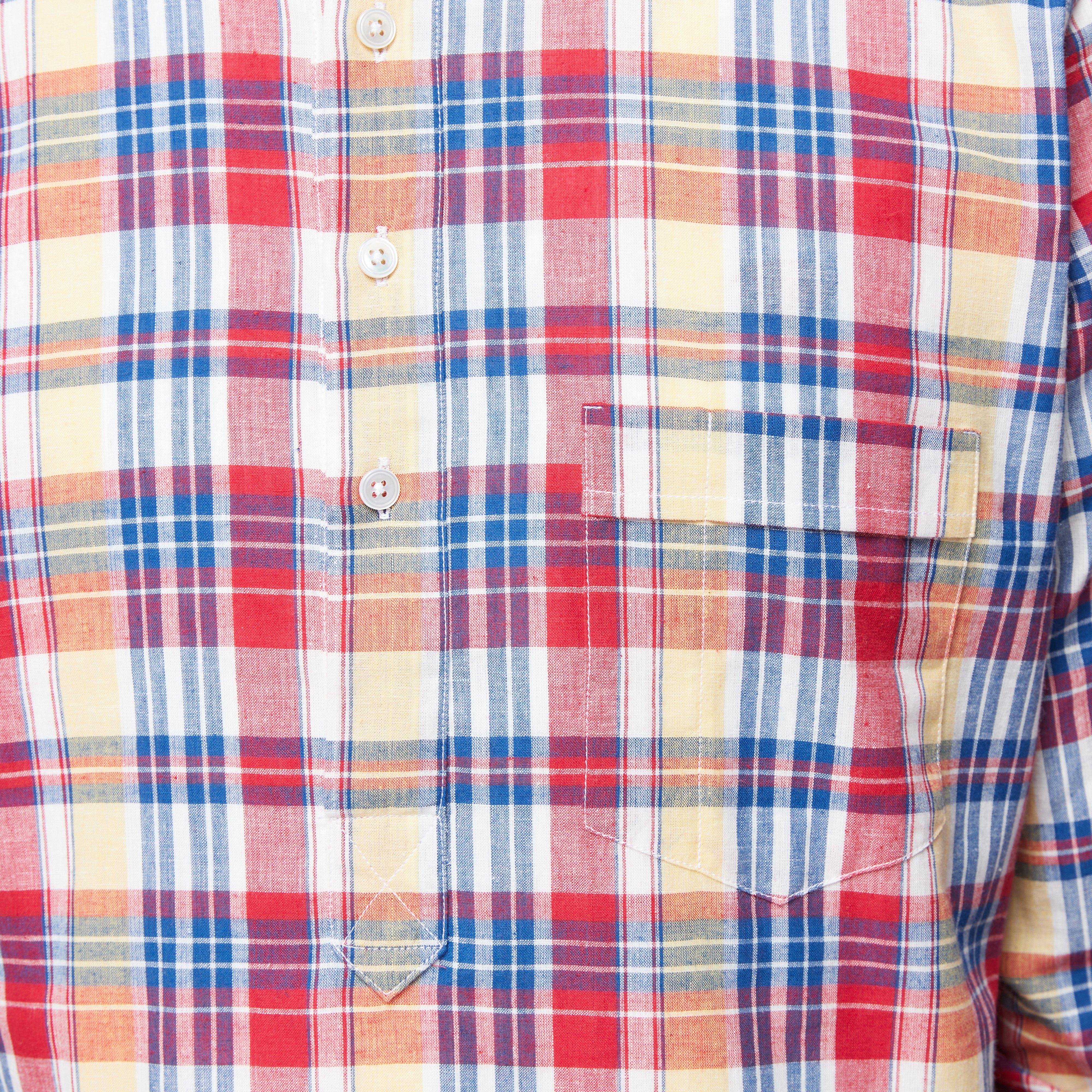 Drakes Madras Button-Down Shirt
