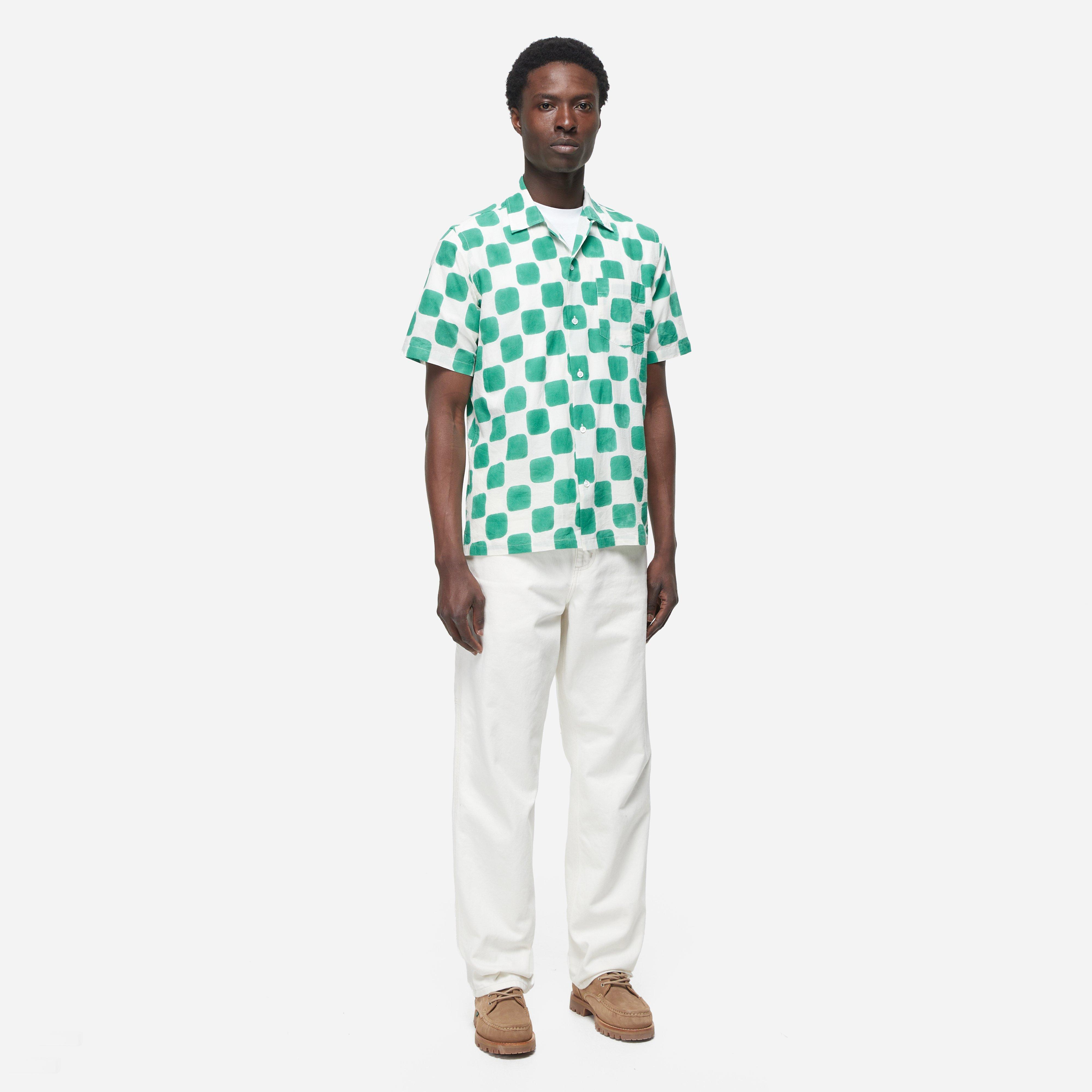 Drakes Block Print Shirt