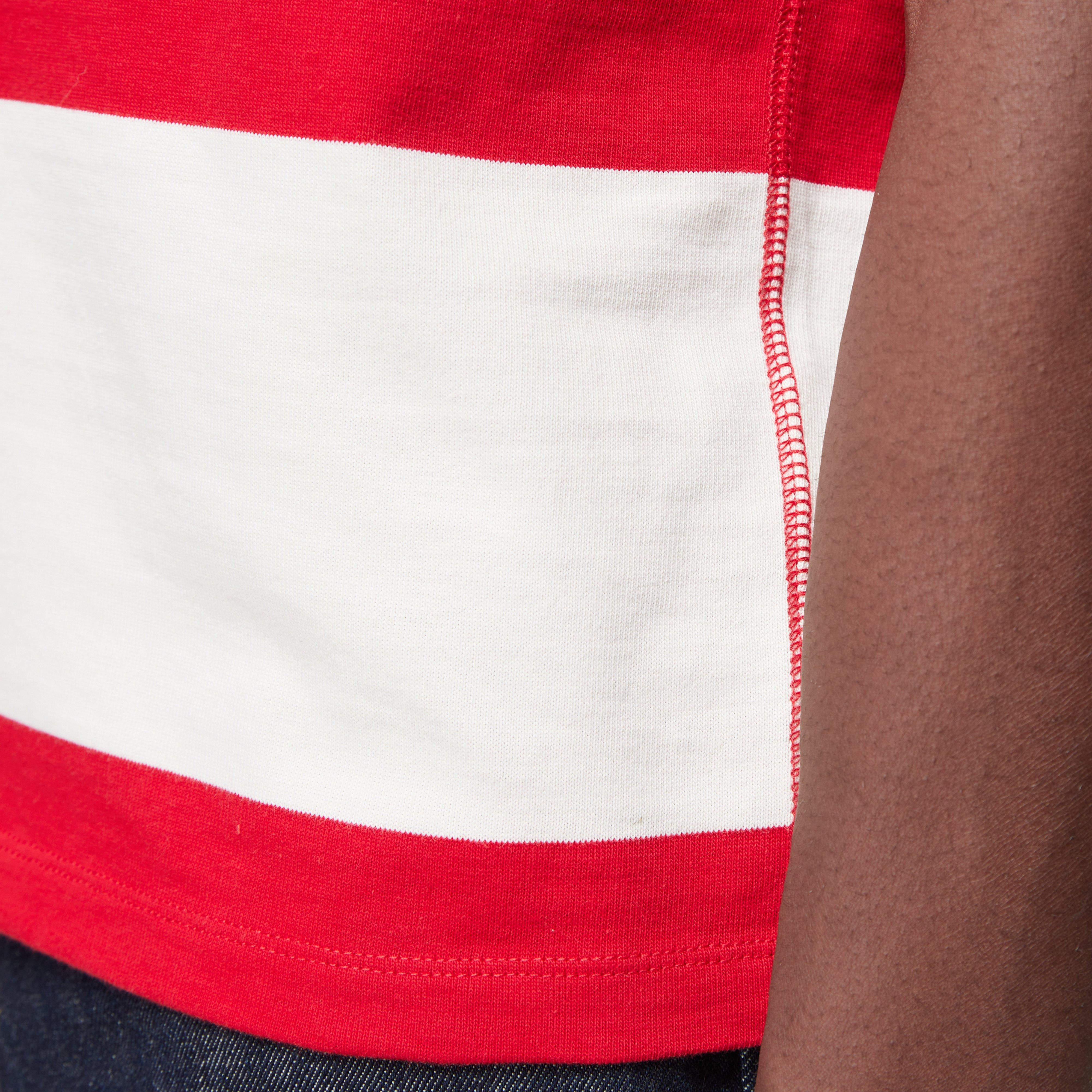 Drakes Stripe Heavy Cotton Hiking T-Shirt