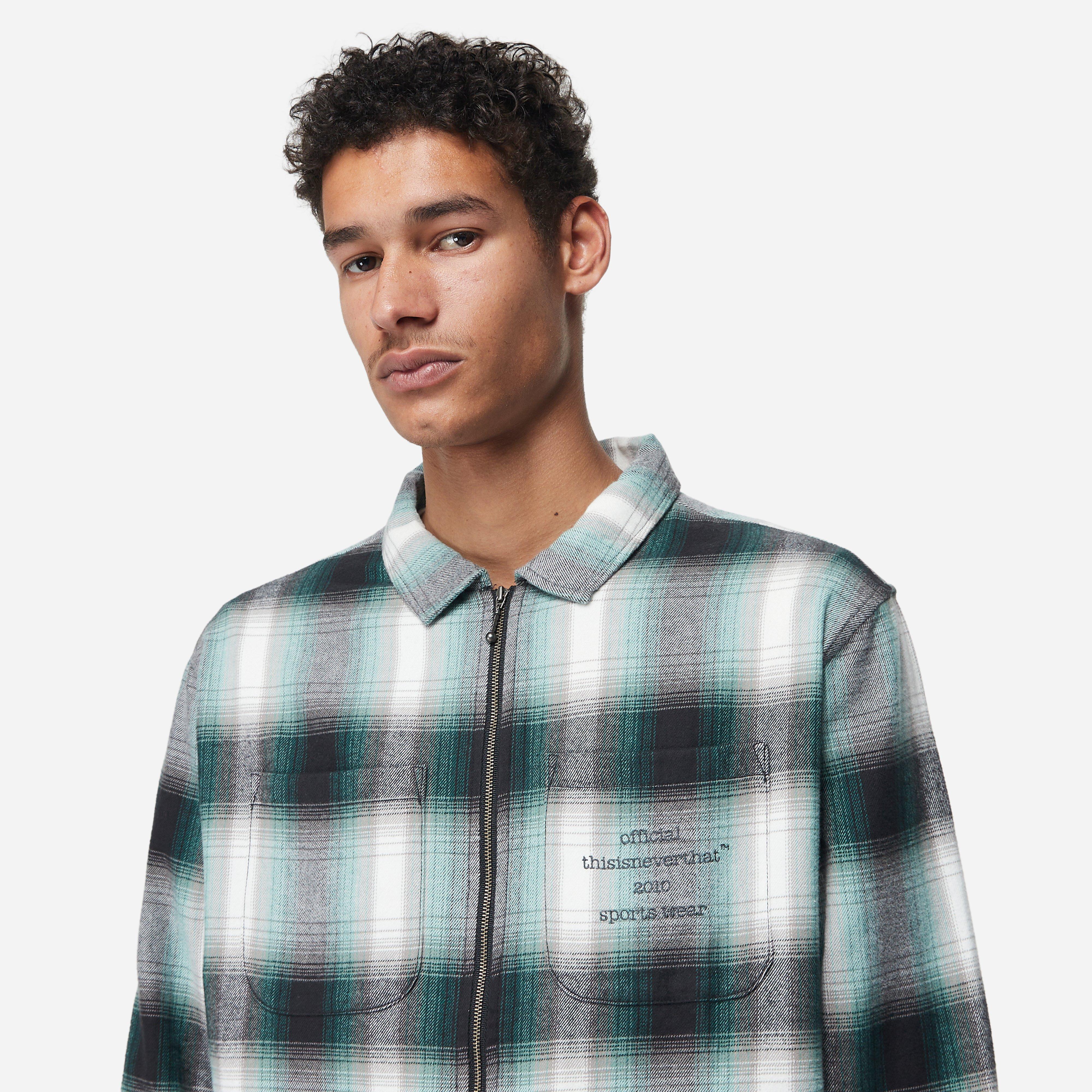 Thisisneverthat Flannel Zip Shirt