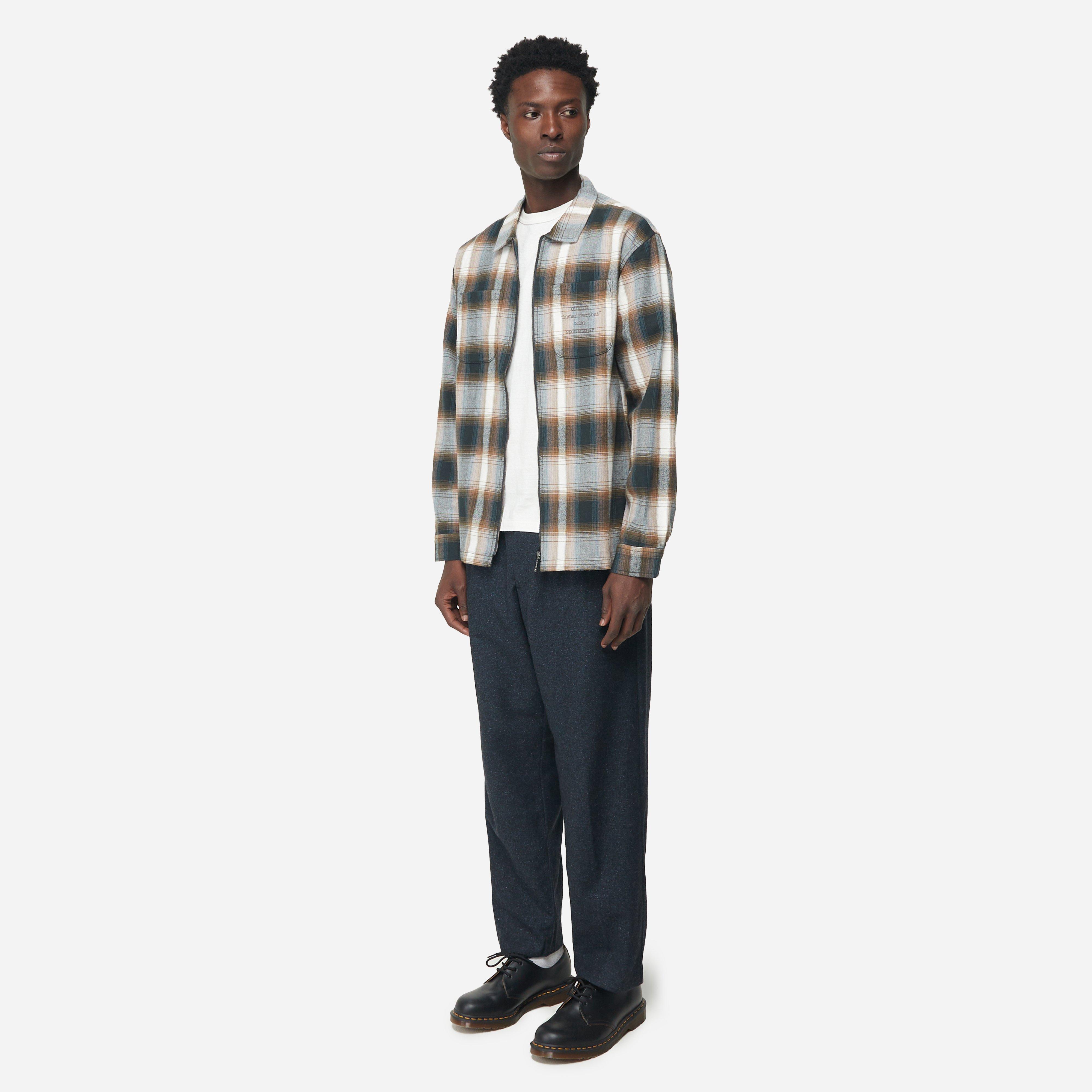 Thisisneverthat Flannel Zip Shirt