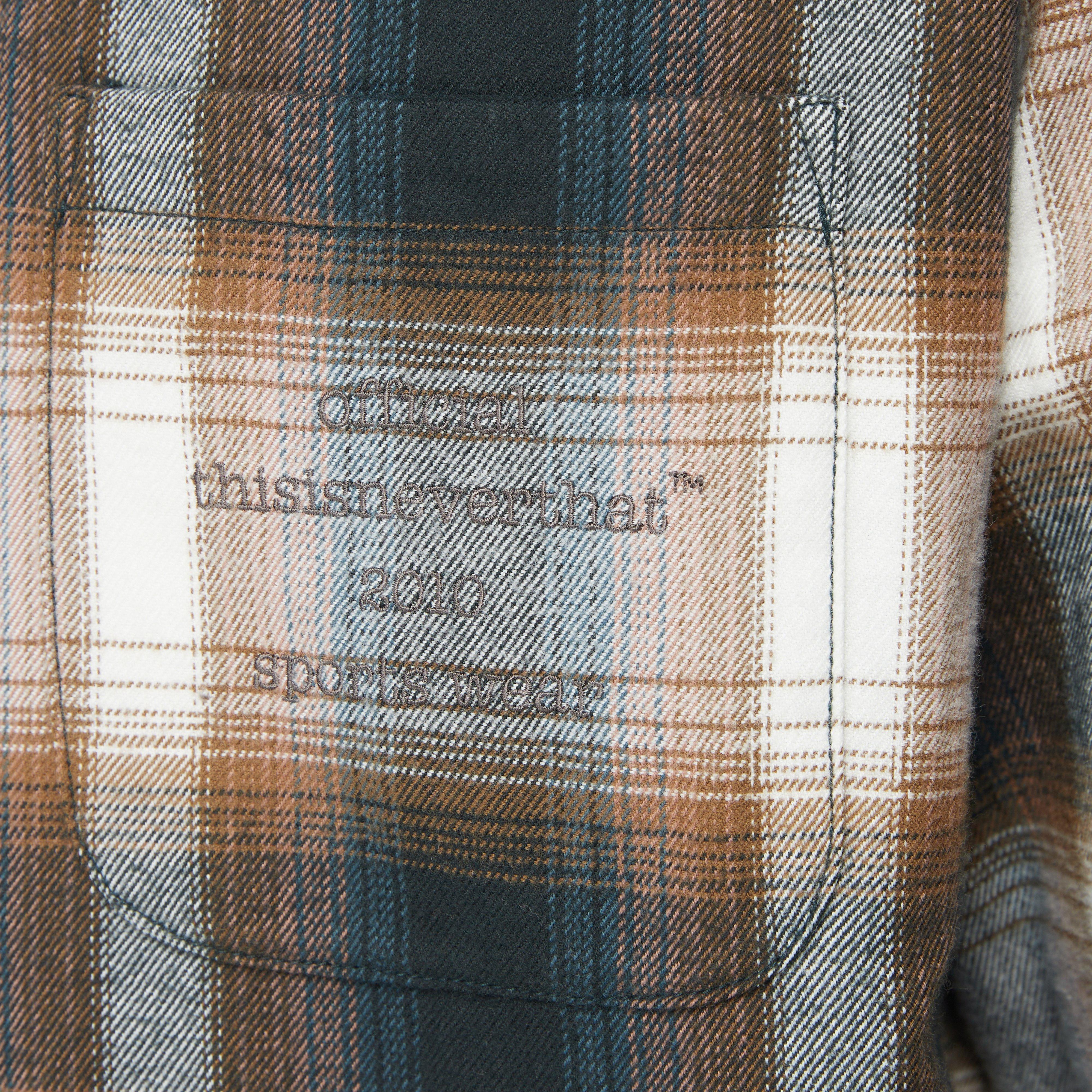 Thisisneverthat Flannel Zip Shirt