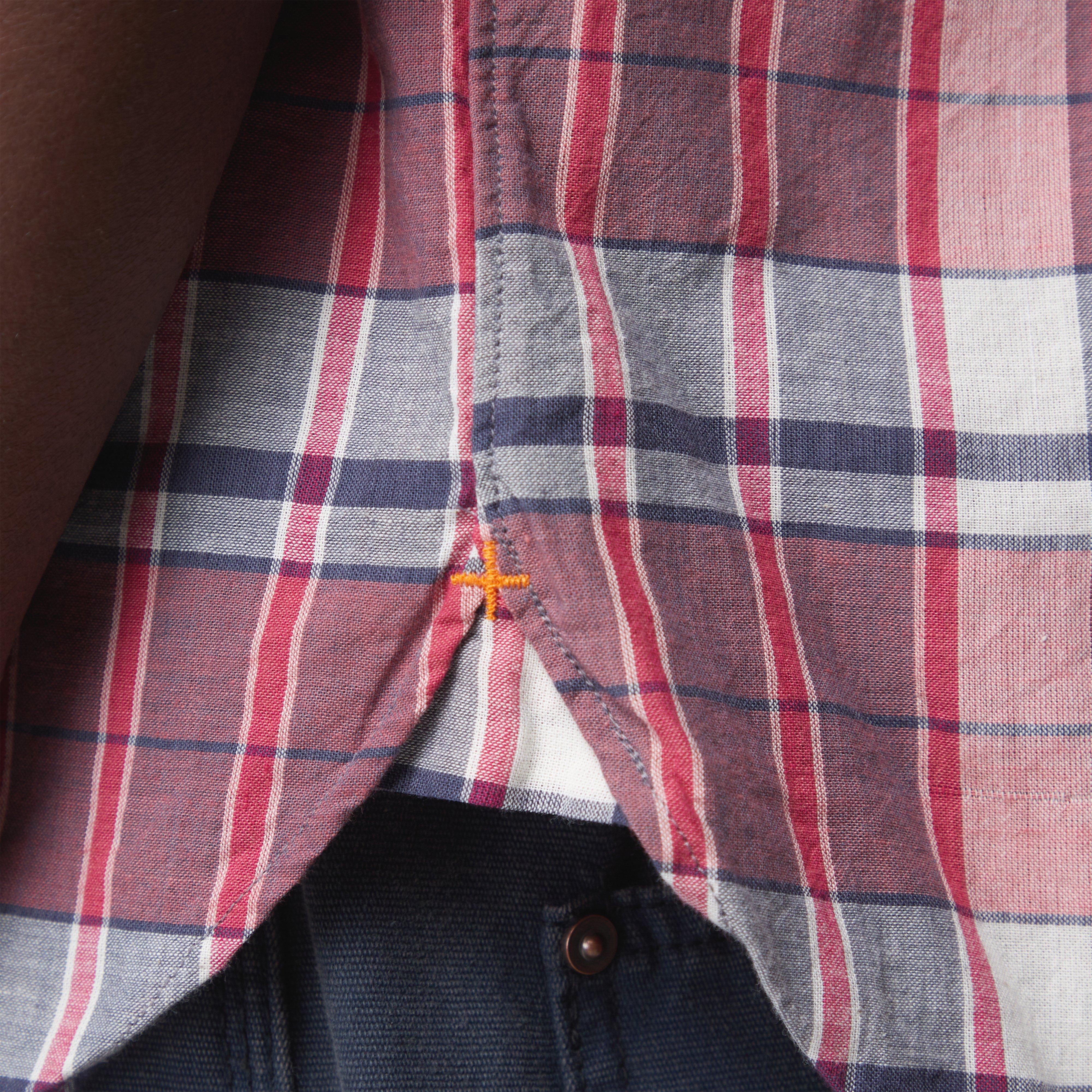 Beams Plus Button Down Madras Shirt