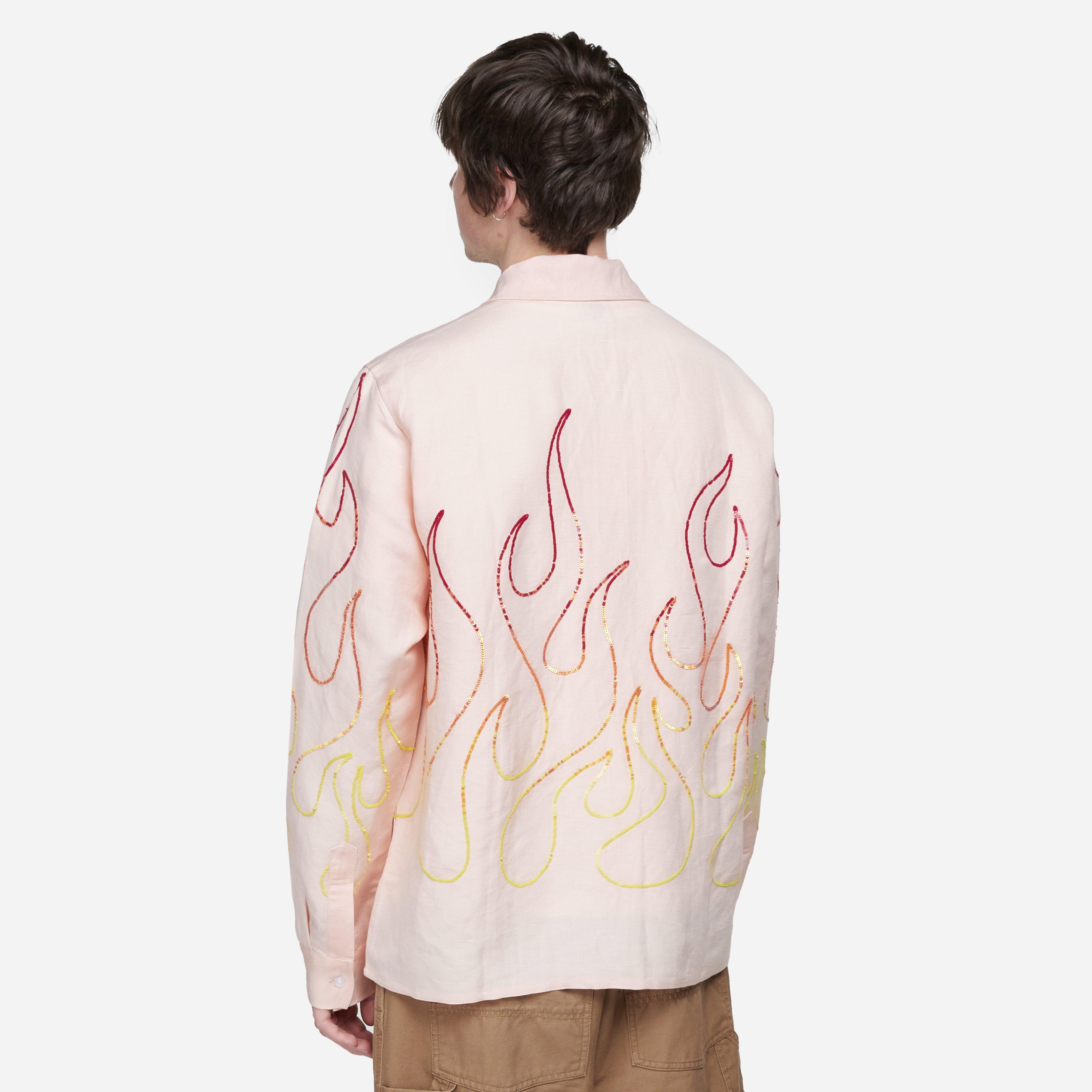 Sky High Farm Workwear Flame Embroidered Shirt
