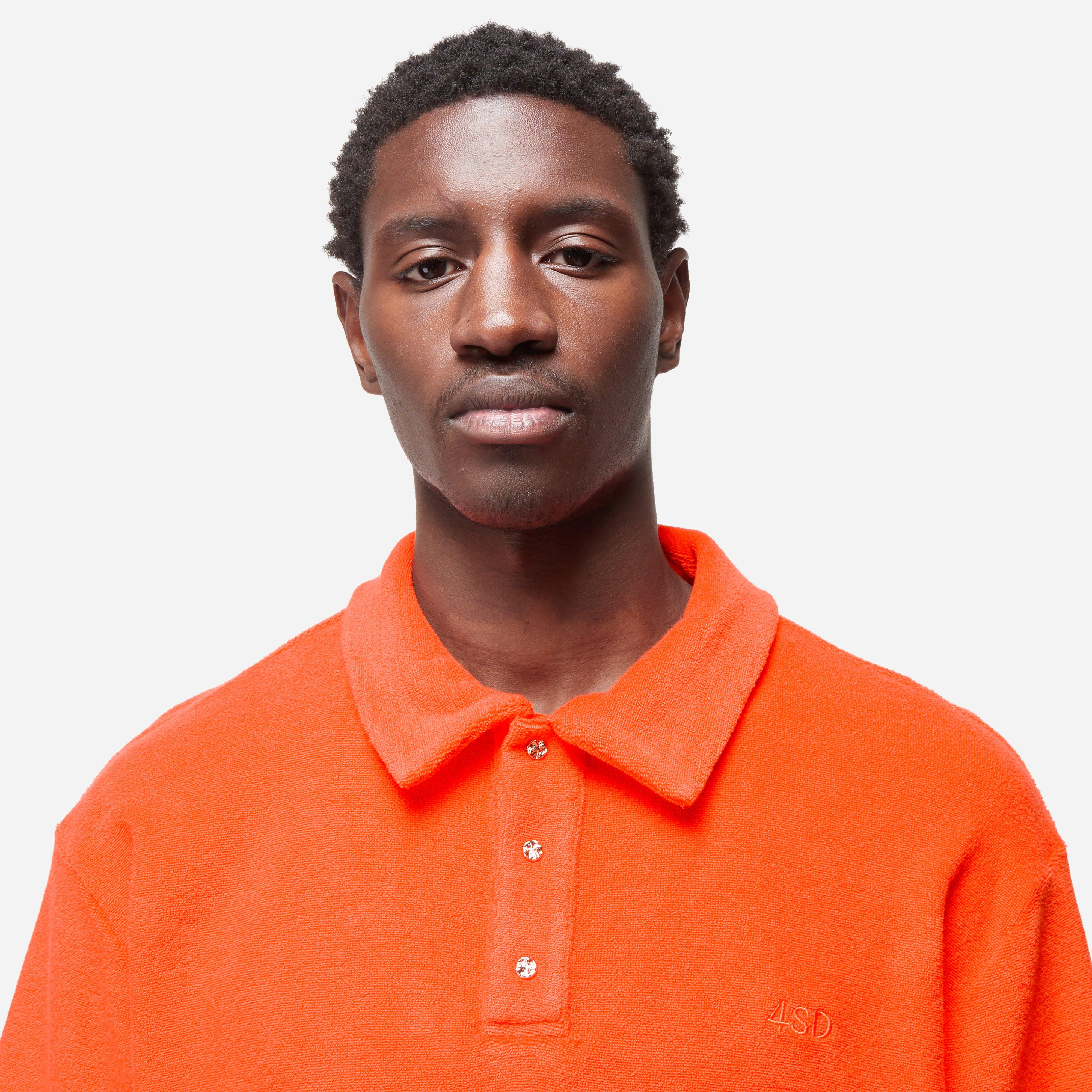 4SDESIGNS SS  POLO ORANGE