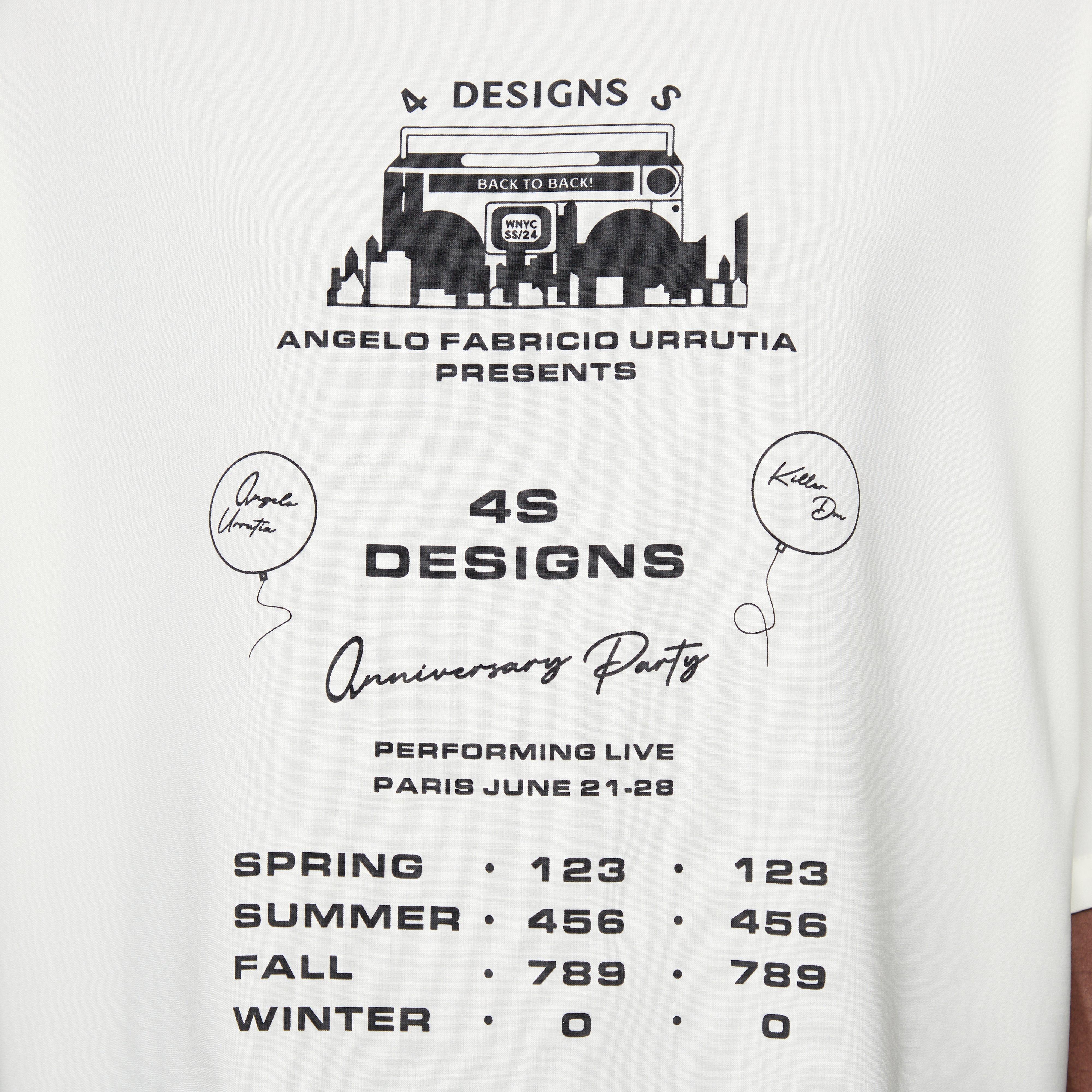 4SDESIGNS Woven T-Shirt