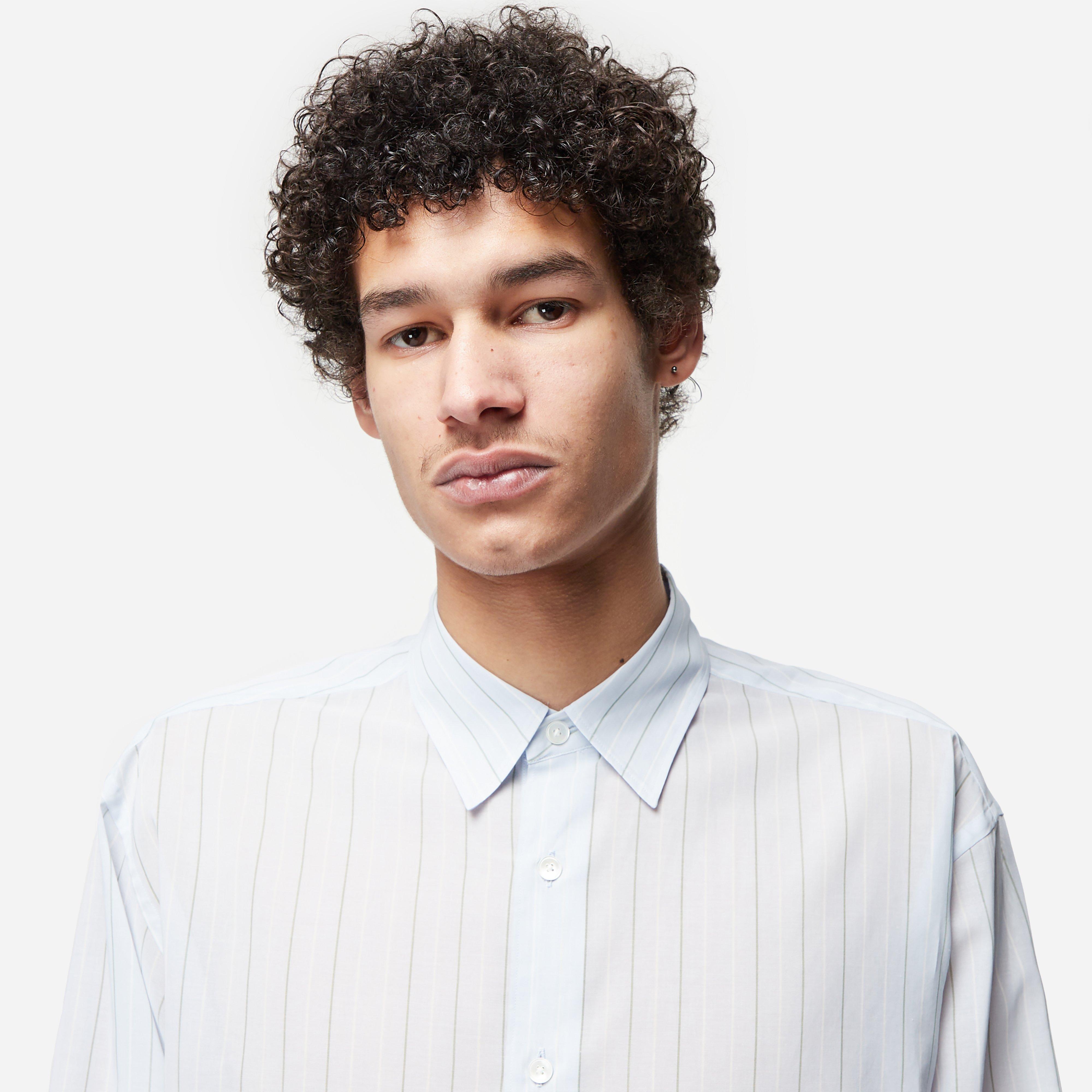 Blue Auralee Hard Twist Finx Organdy Shirt | HIP