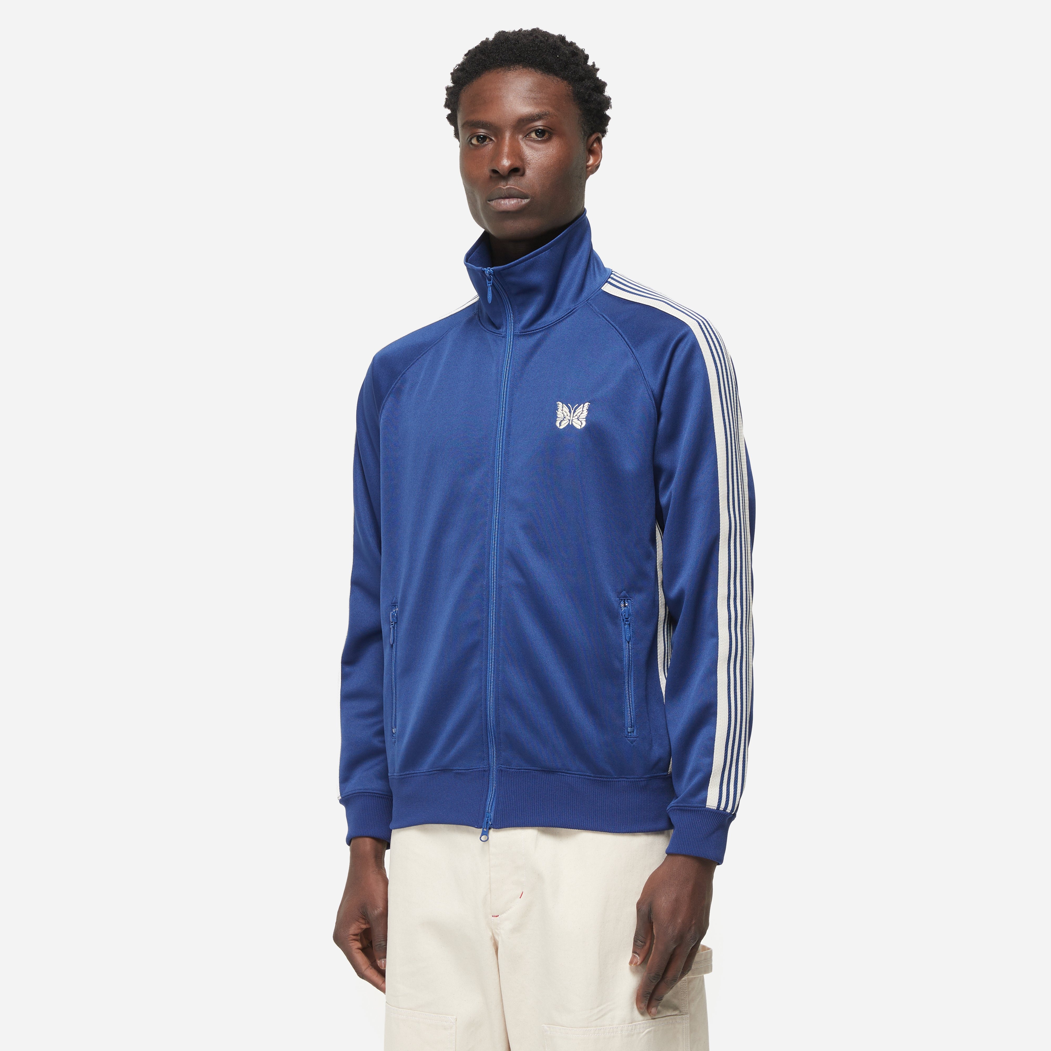 Blue tracksuit jacket on sale