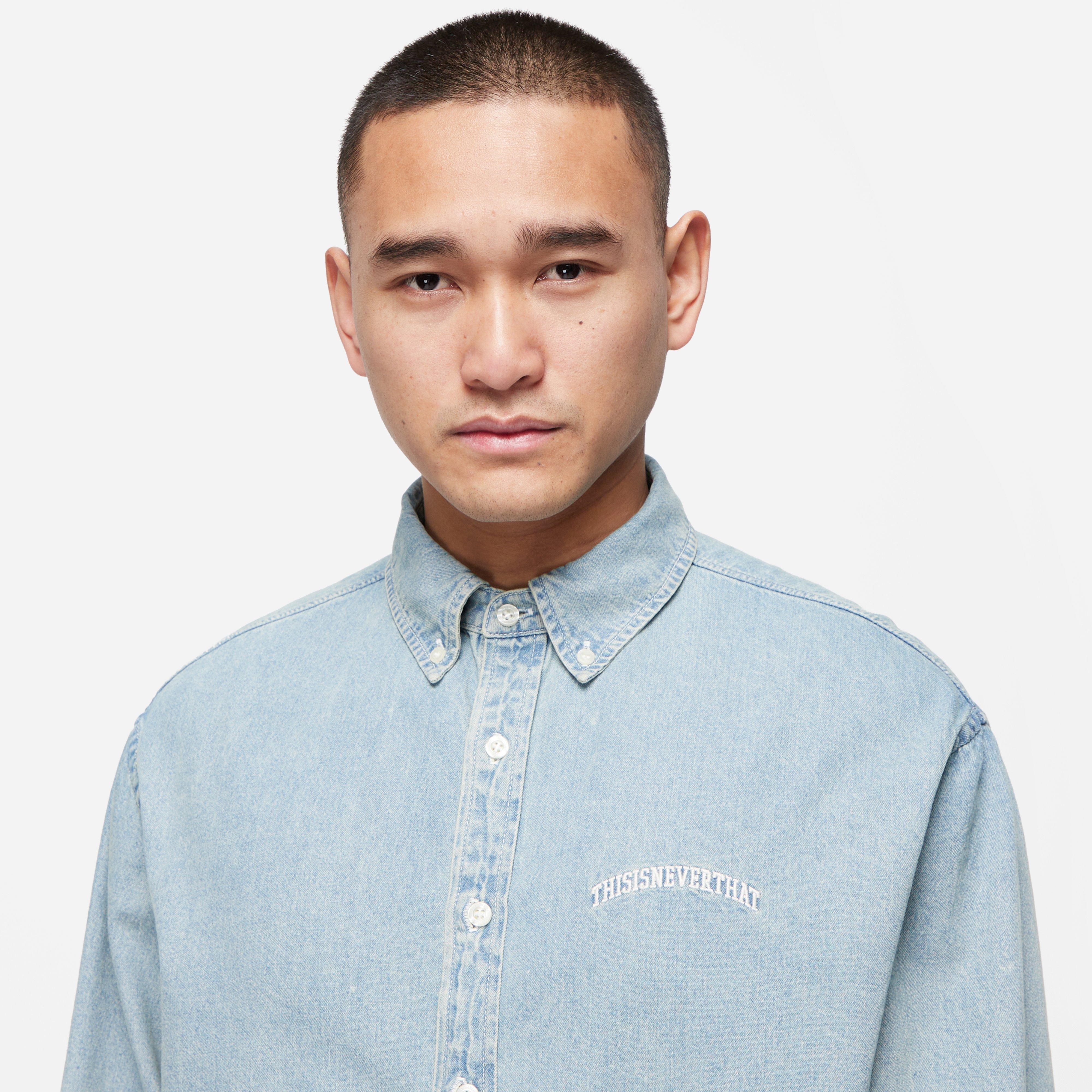 Thisisneverthat Washed Denim Shirt