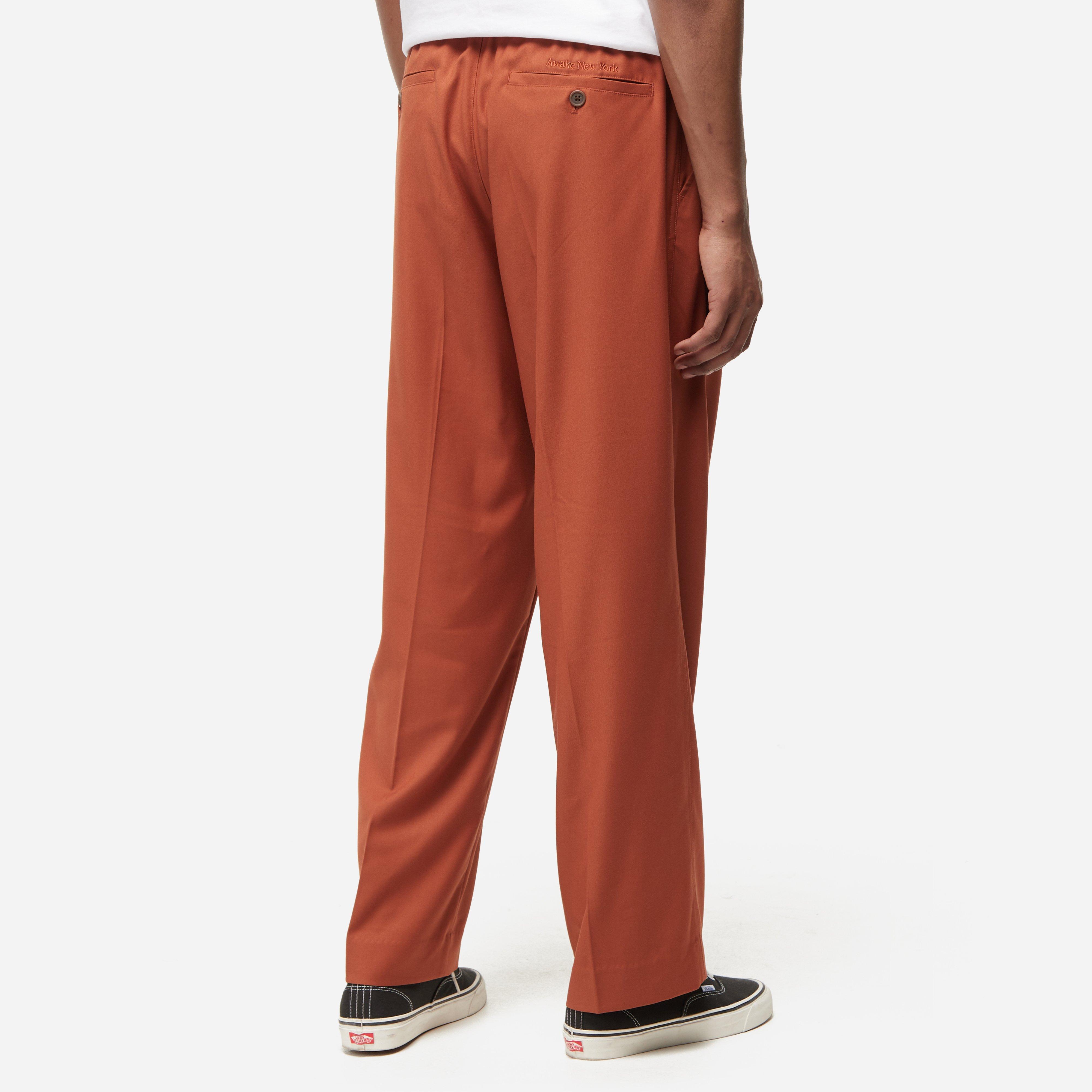 Awake NY Pleated Wool Pant