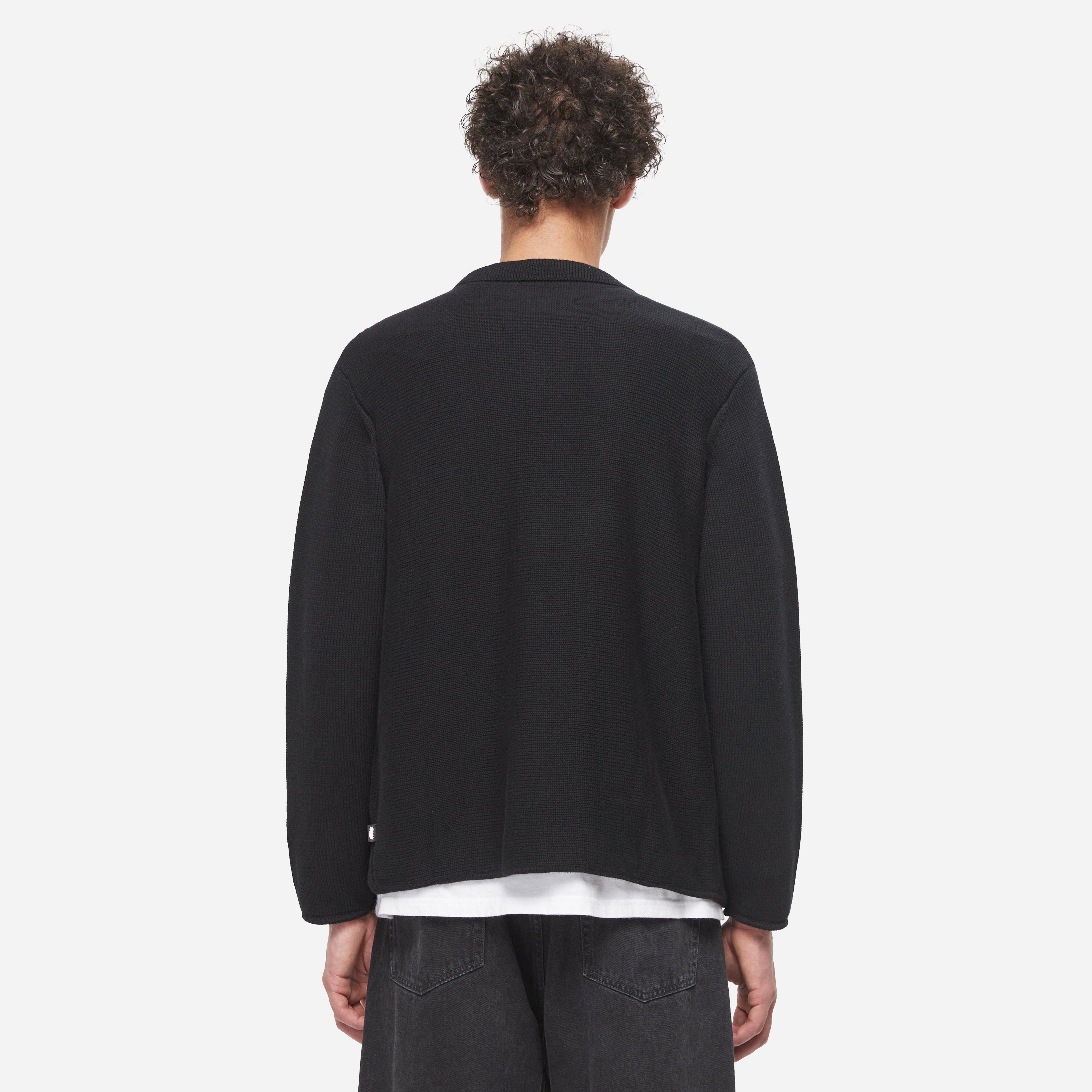 Fucking Awesome Stripe Zip Polo