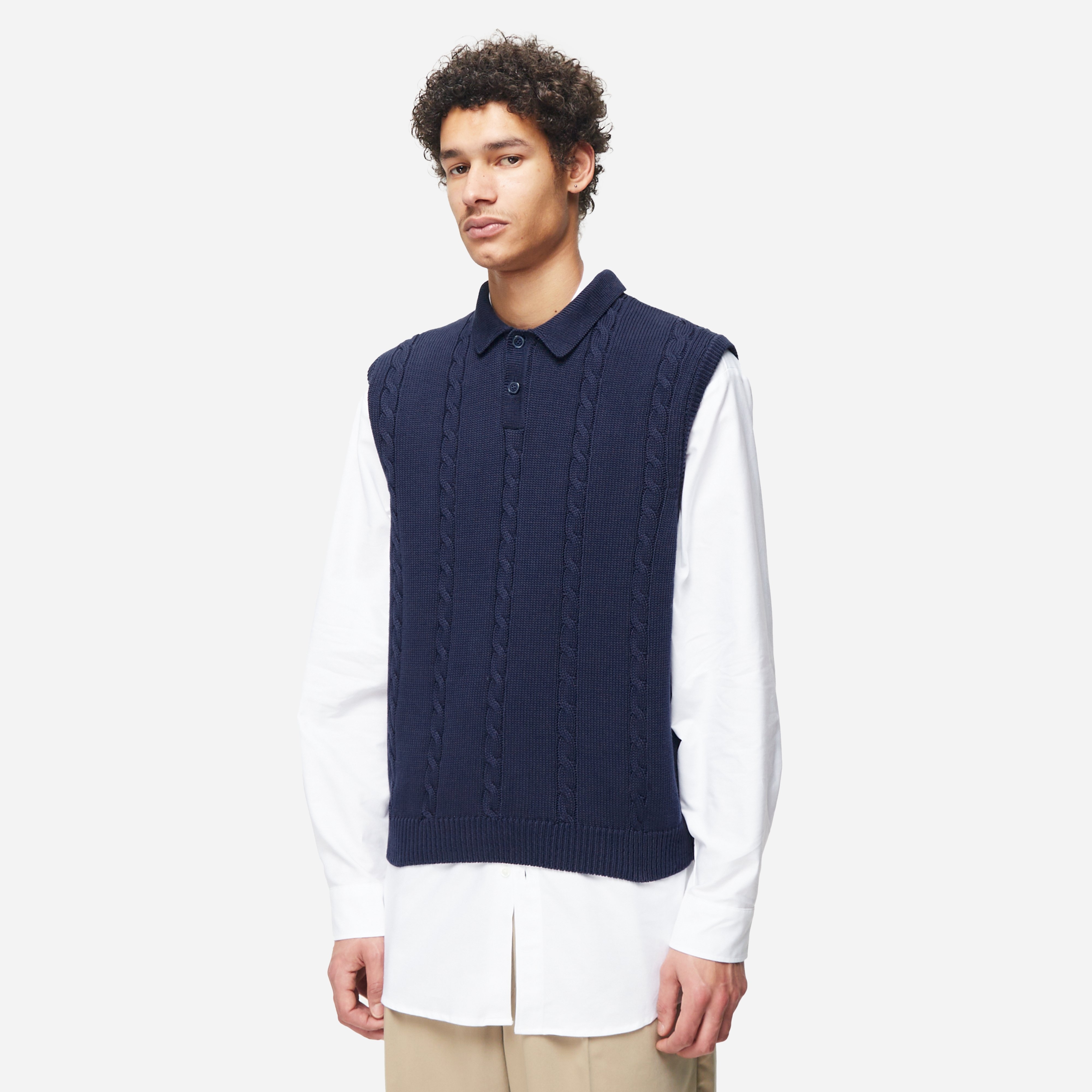 The Navy Sweater Vest main image 1
